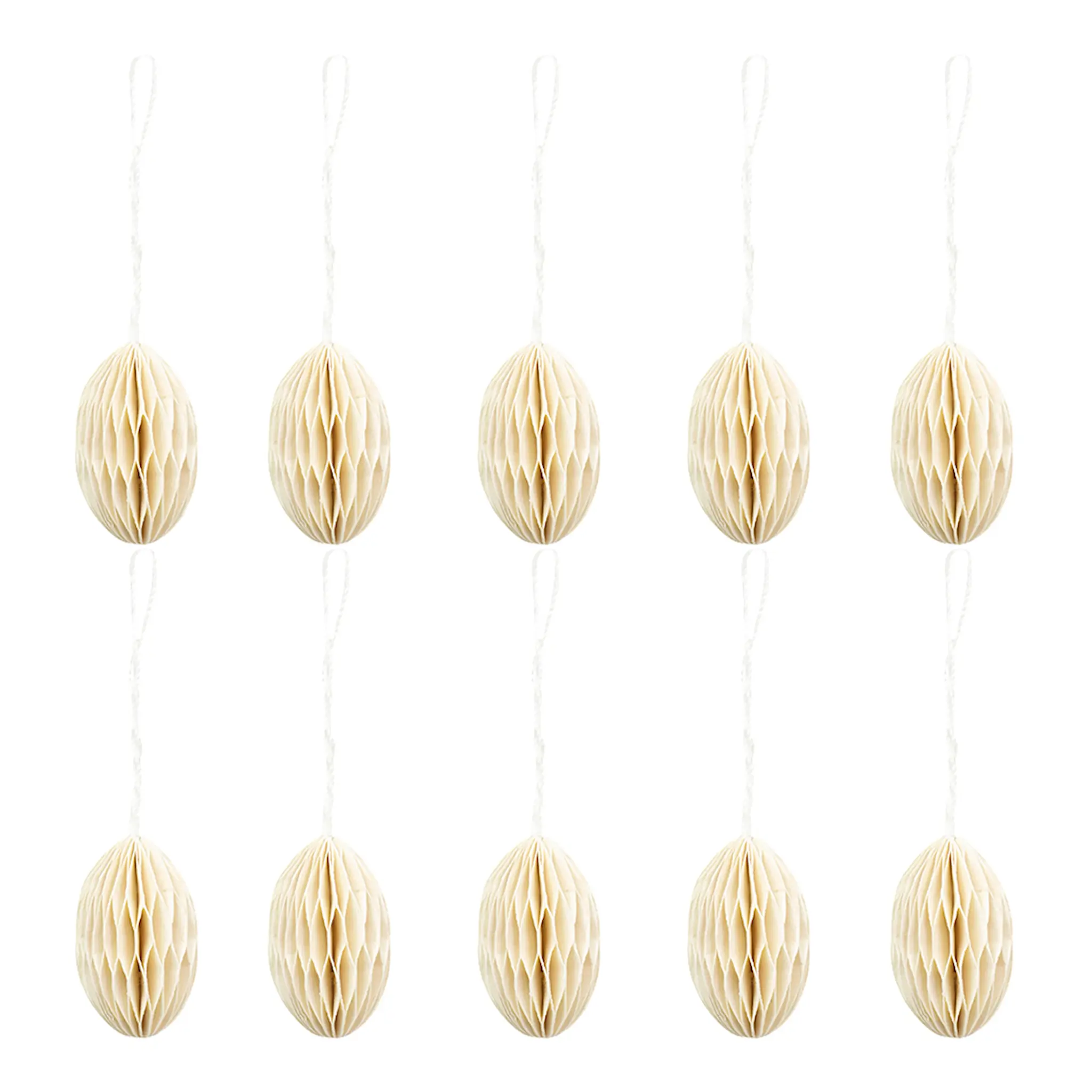 A World of Craft Påsk Hänge Ägg Papp 10-pack Natur