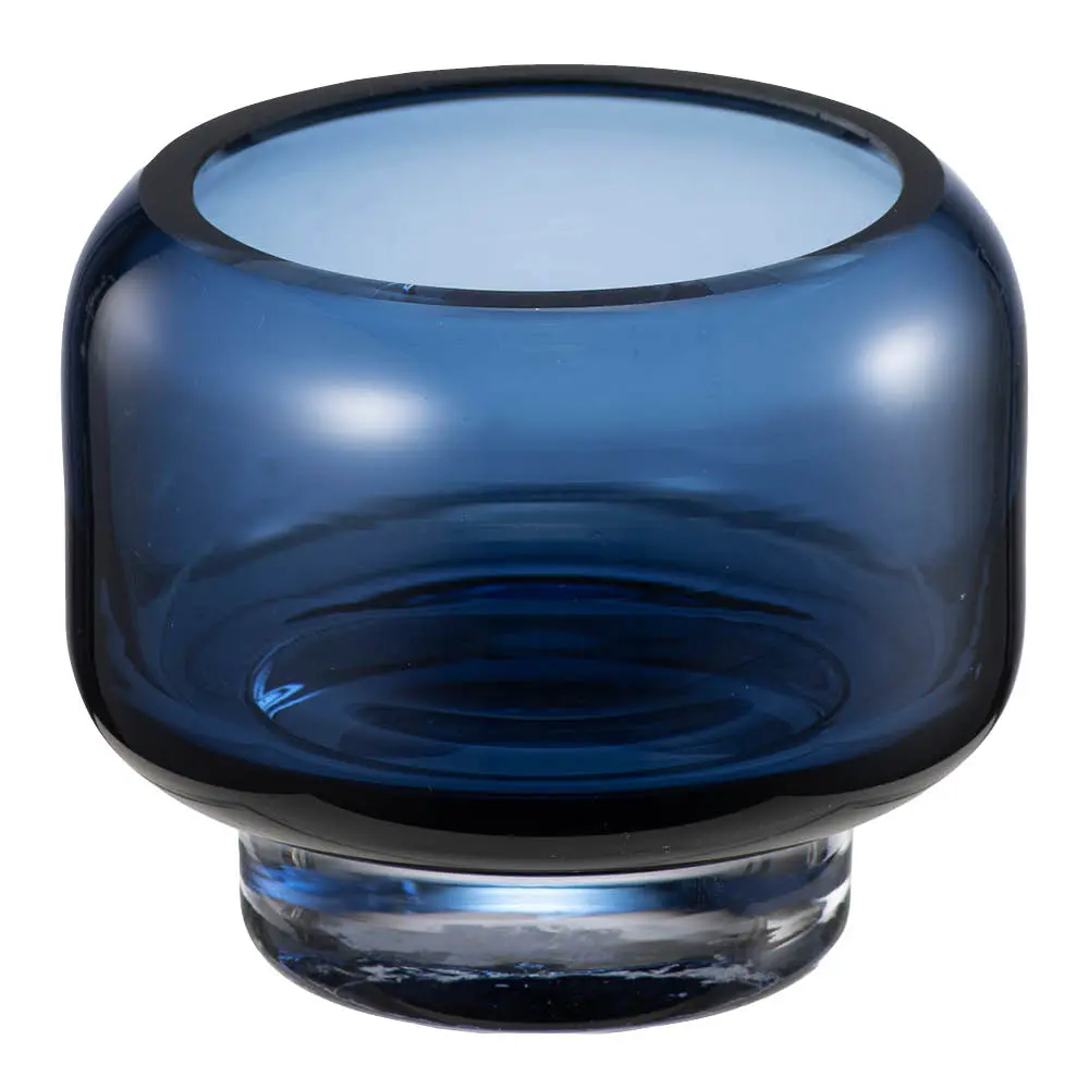 Orbis lyslykt 11x9,5 cm dyp blå