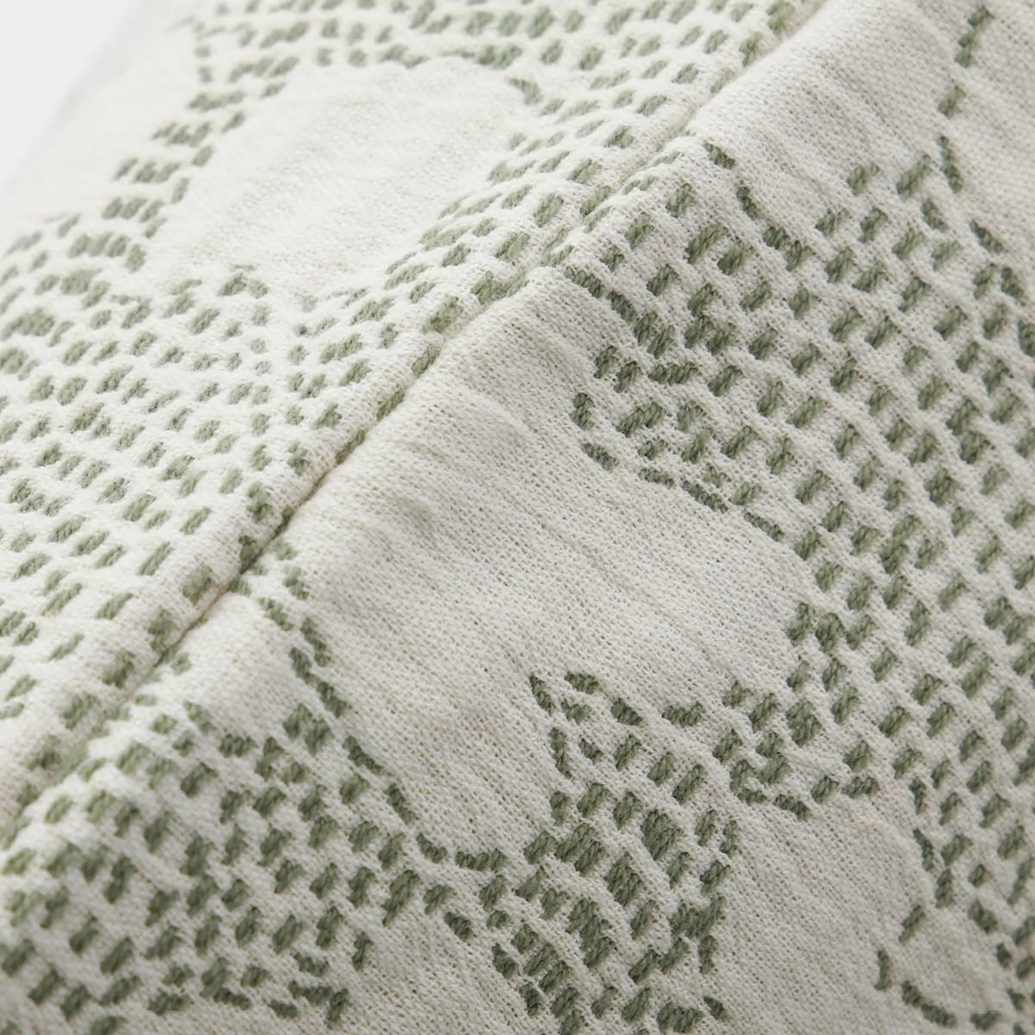 House Doctor Mori kuddfodral 50x50 cm offwhite/kaki