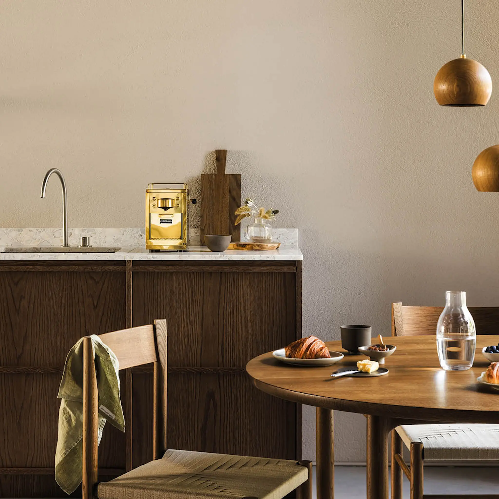 Sjöstrand The Original 2.0 kaffekapselmaskin 1,2 L mässing