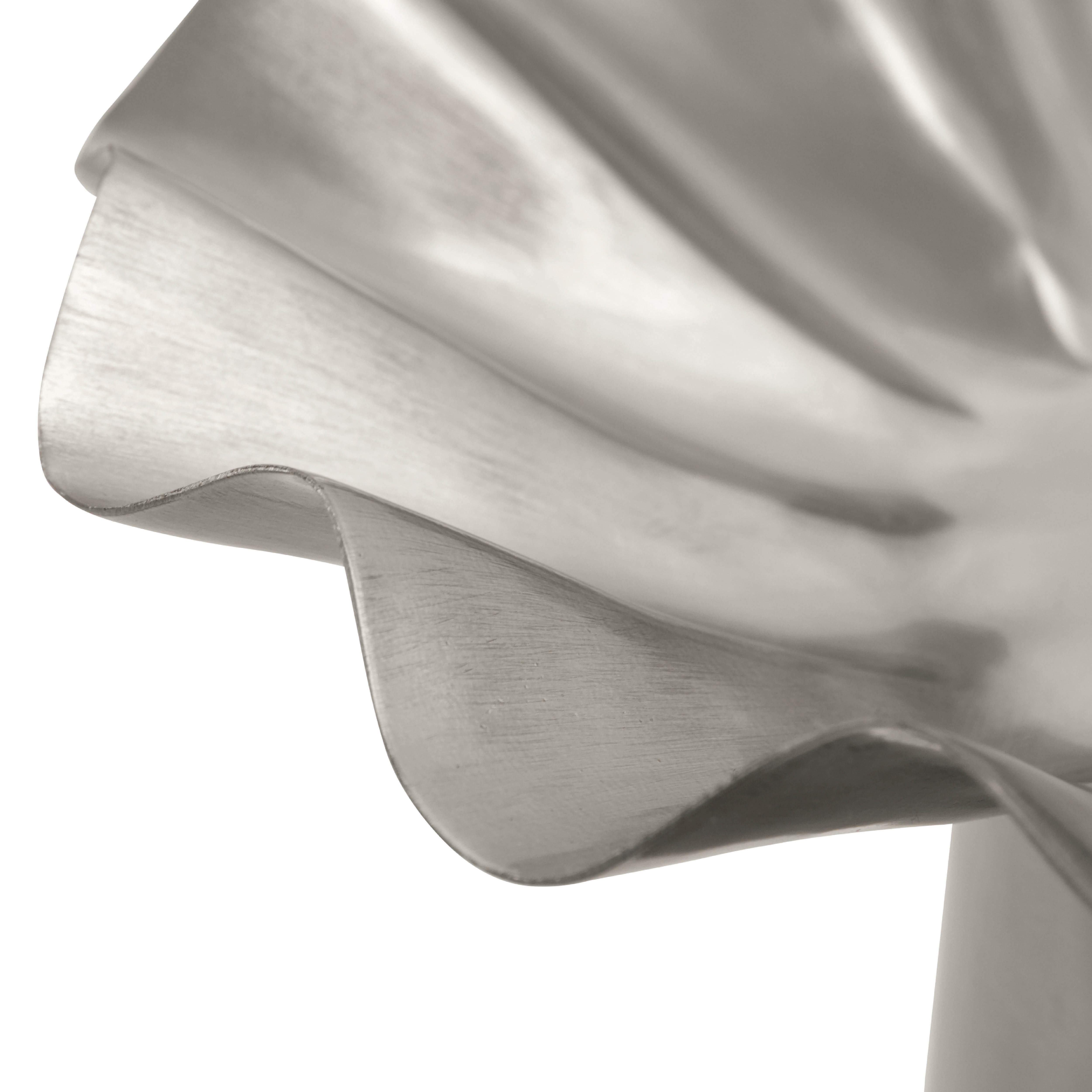 House Doctor Flood fat på fot 22 cm silverfinish