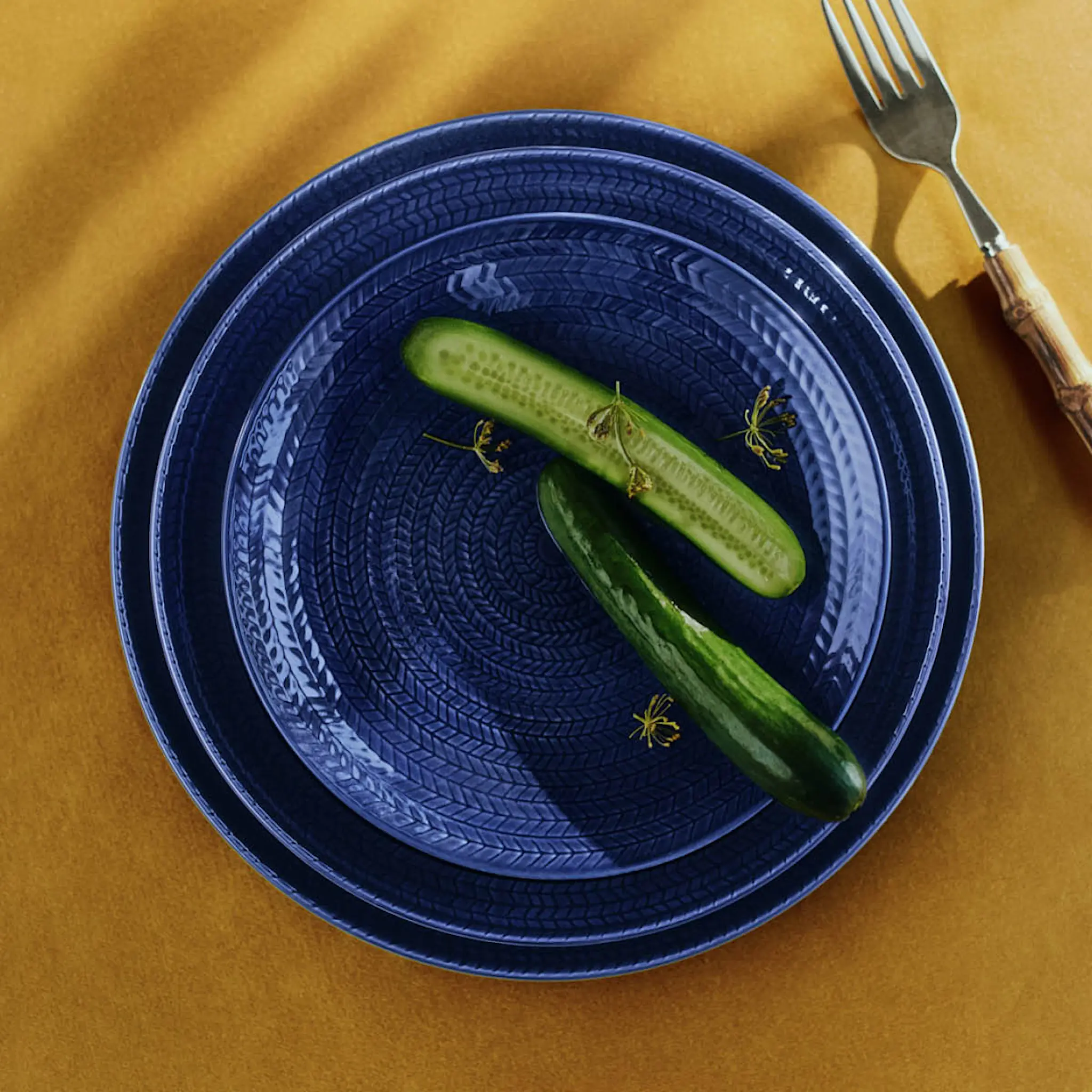 Rörstrand Blå Eld Lautanen 19 cm Sininen