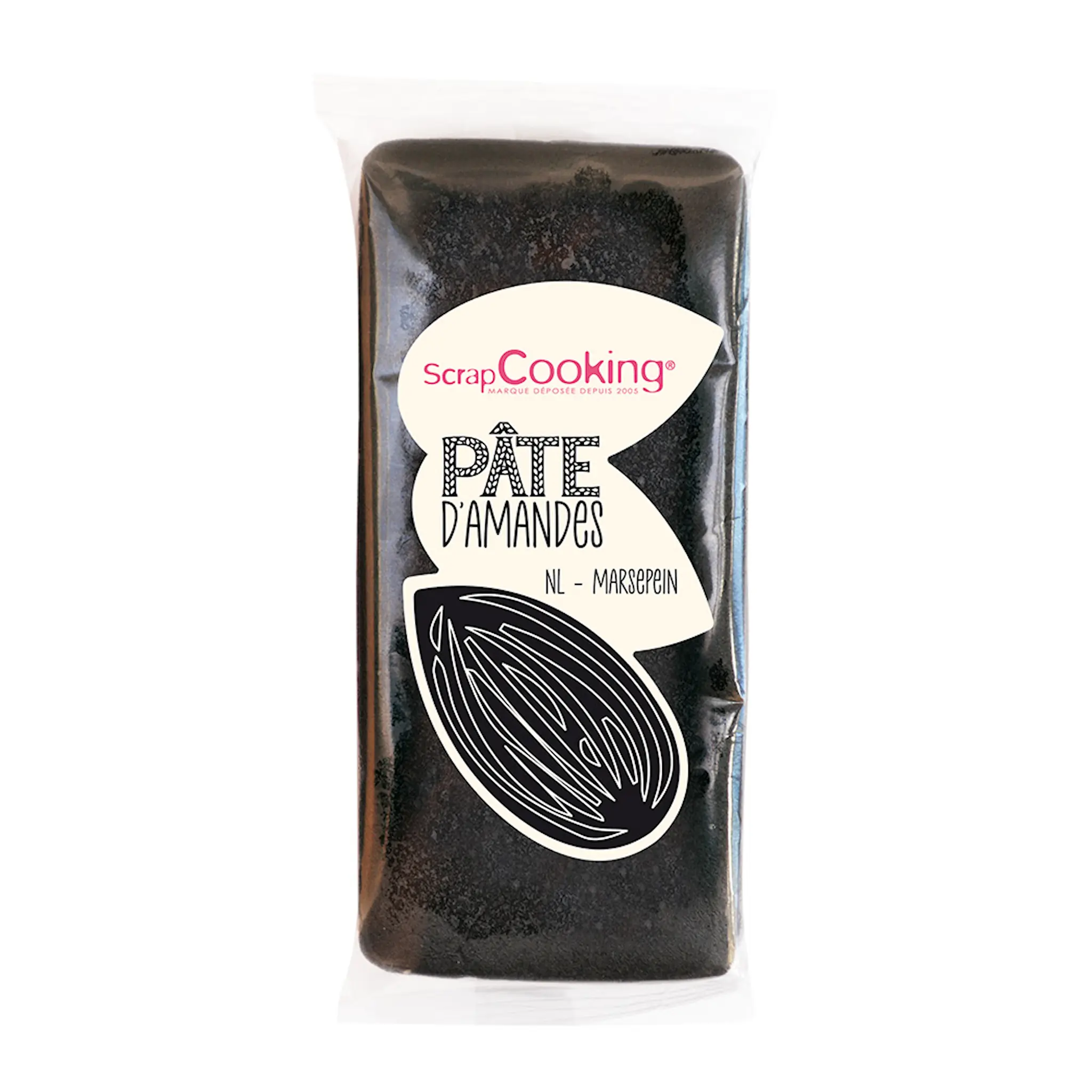 ScrapCooking Marsipan 200 g svart