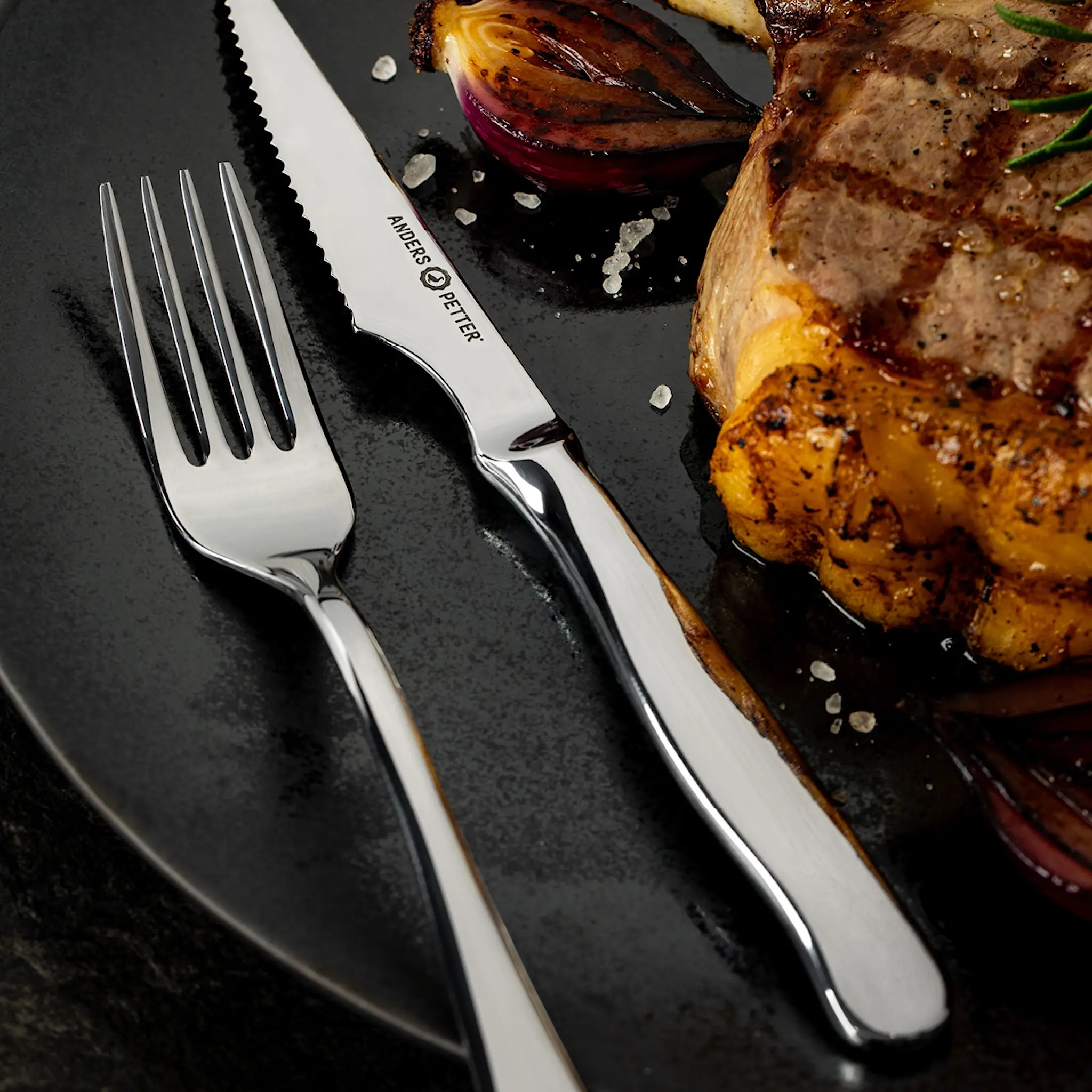 Anders Petter Steel Essentials Aterimet 12 osaa Teräs