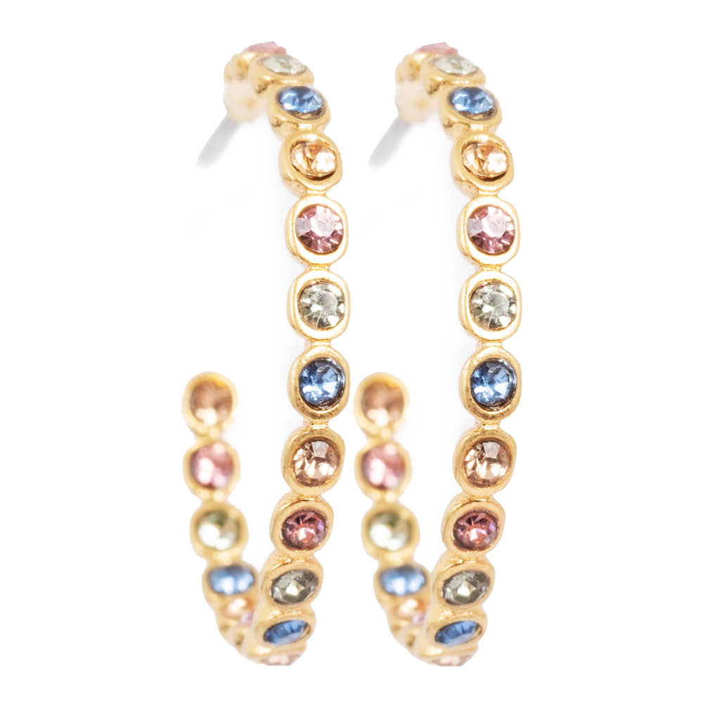 A&C Oslo AS Vibrance örhängen guld/multi