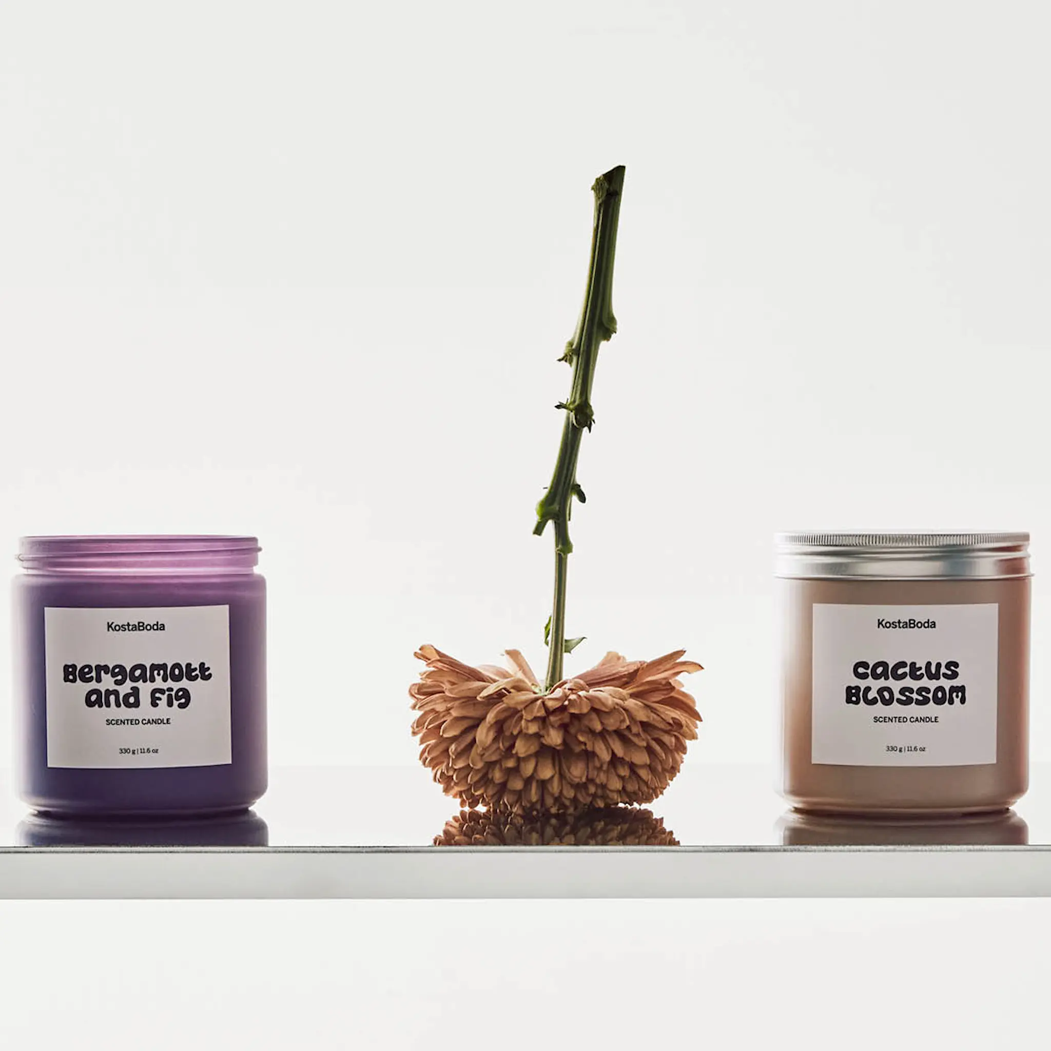 Kosta Boda Mind Tuoksukynttilä 13 cm Bergamott & Fig