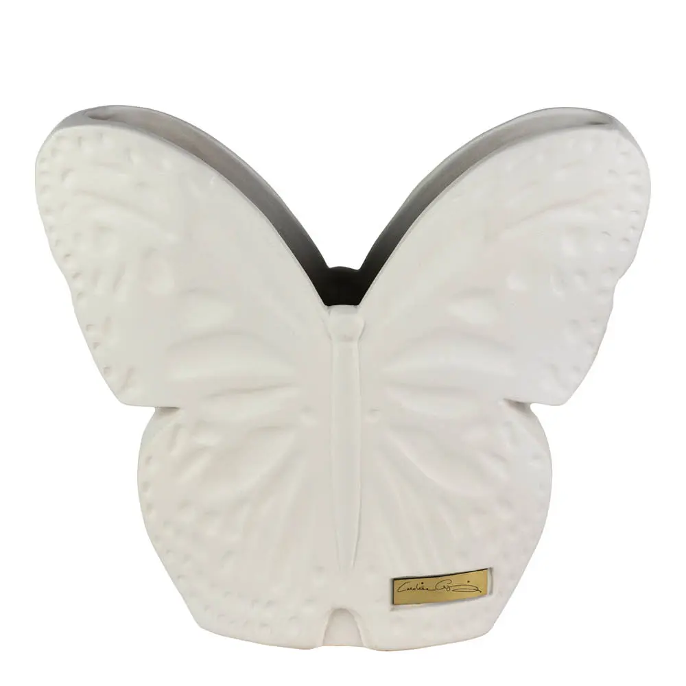 Secret Butterfly Maljakko 22 cm Valkoinen