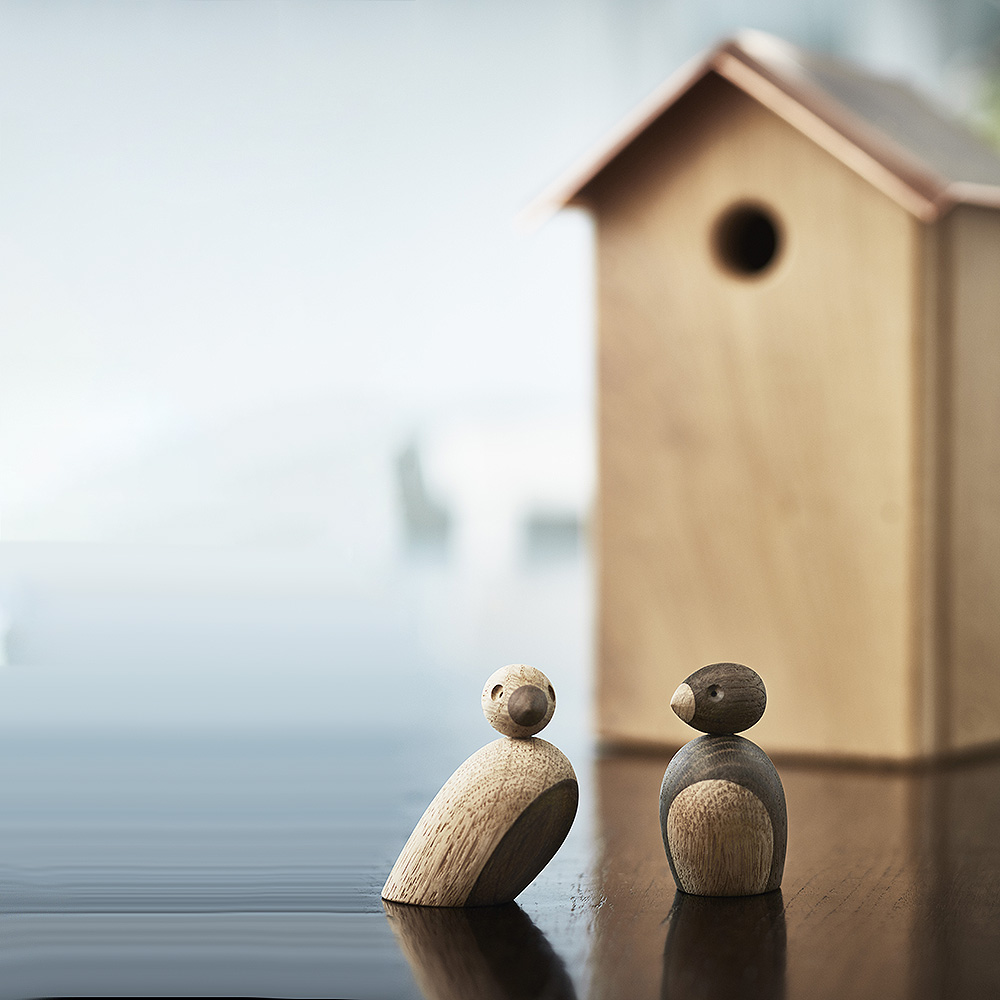 Kay Bojesen Denmark Spurvepar røkt eik/eik