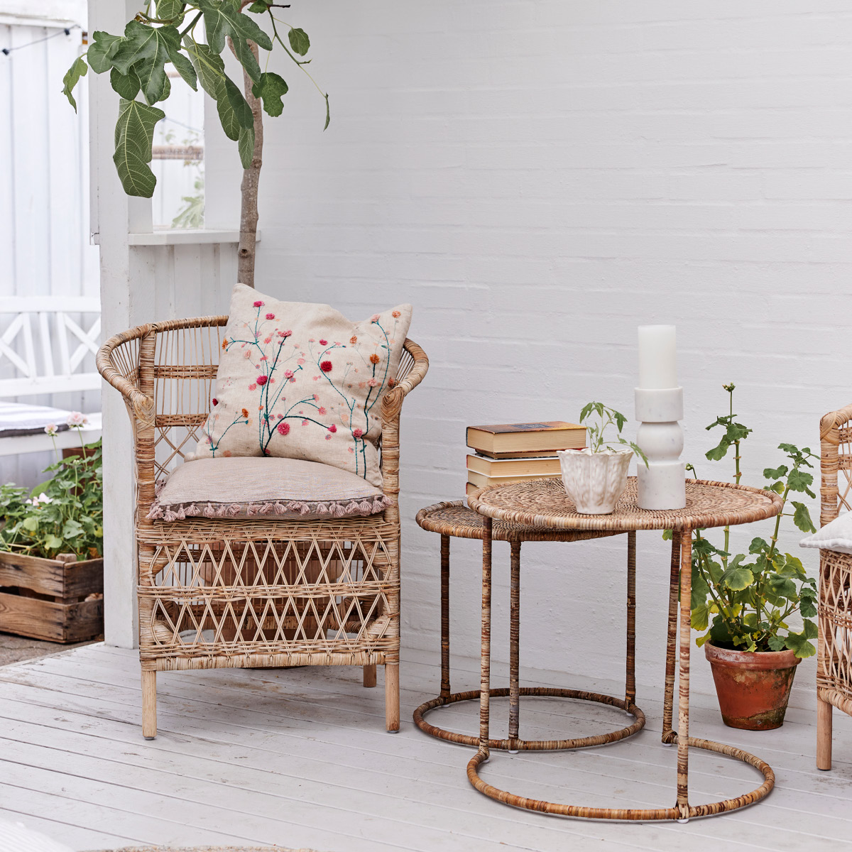 Lene Bjerre Norah Sivupöytä 56x60 cm 2 osaa