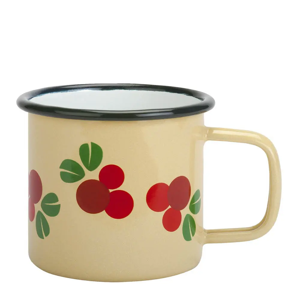 Emalimuki puolukka 25 cl