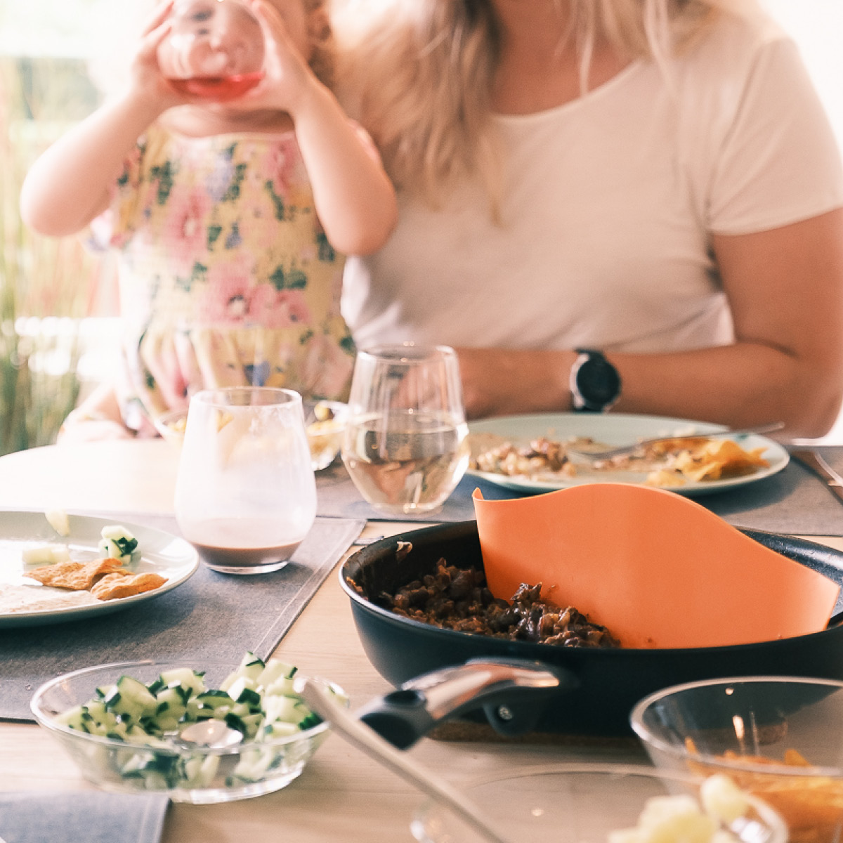 Meno Splitten Stekpannedelare Orange