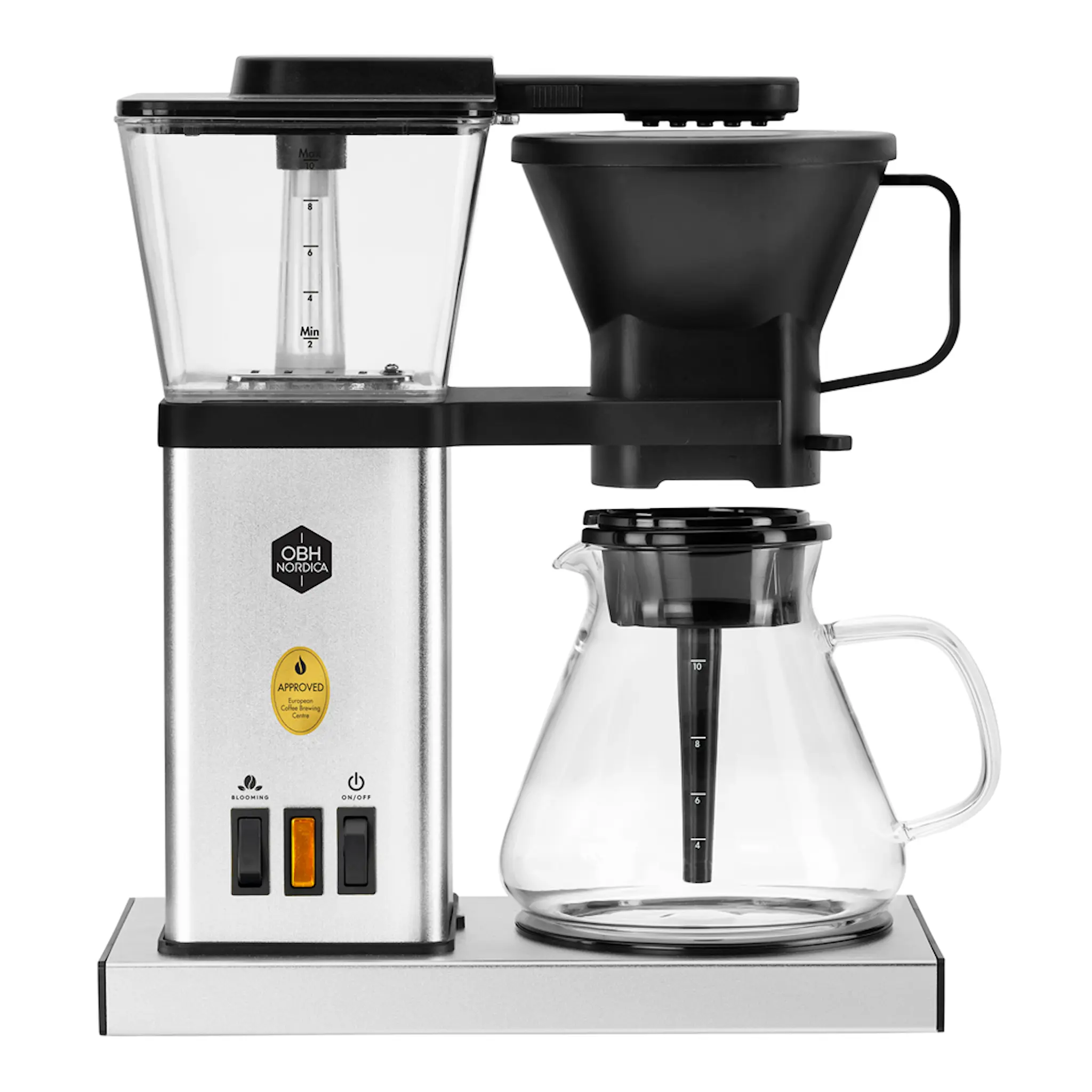 OBH Nordica Blooming Kaffebryggare 1,25 L Prime Rostfri