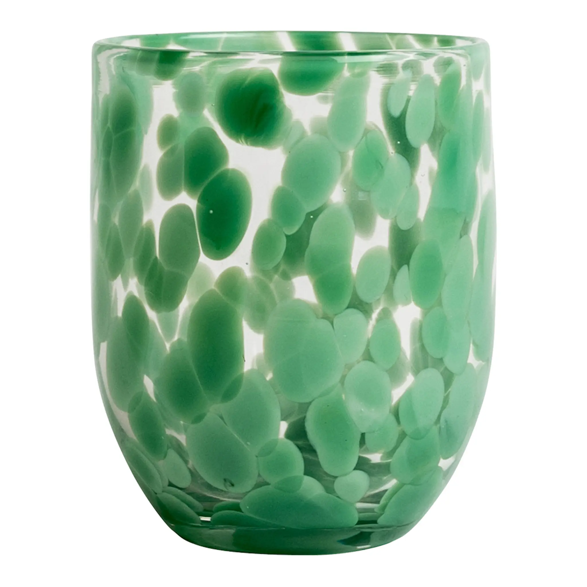 ByOn Messy Glas 33 cl Grön/Klar