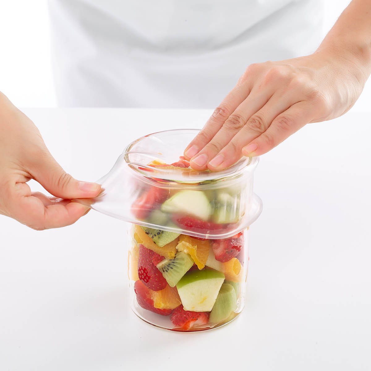 Lékué Återanvändbart stretchlock 3 delar 11/15/20 cm klar