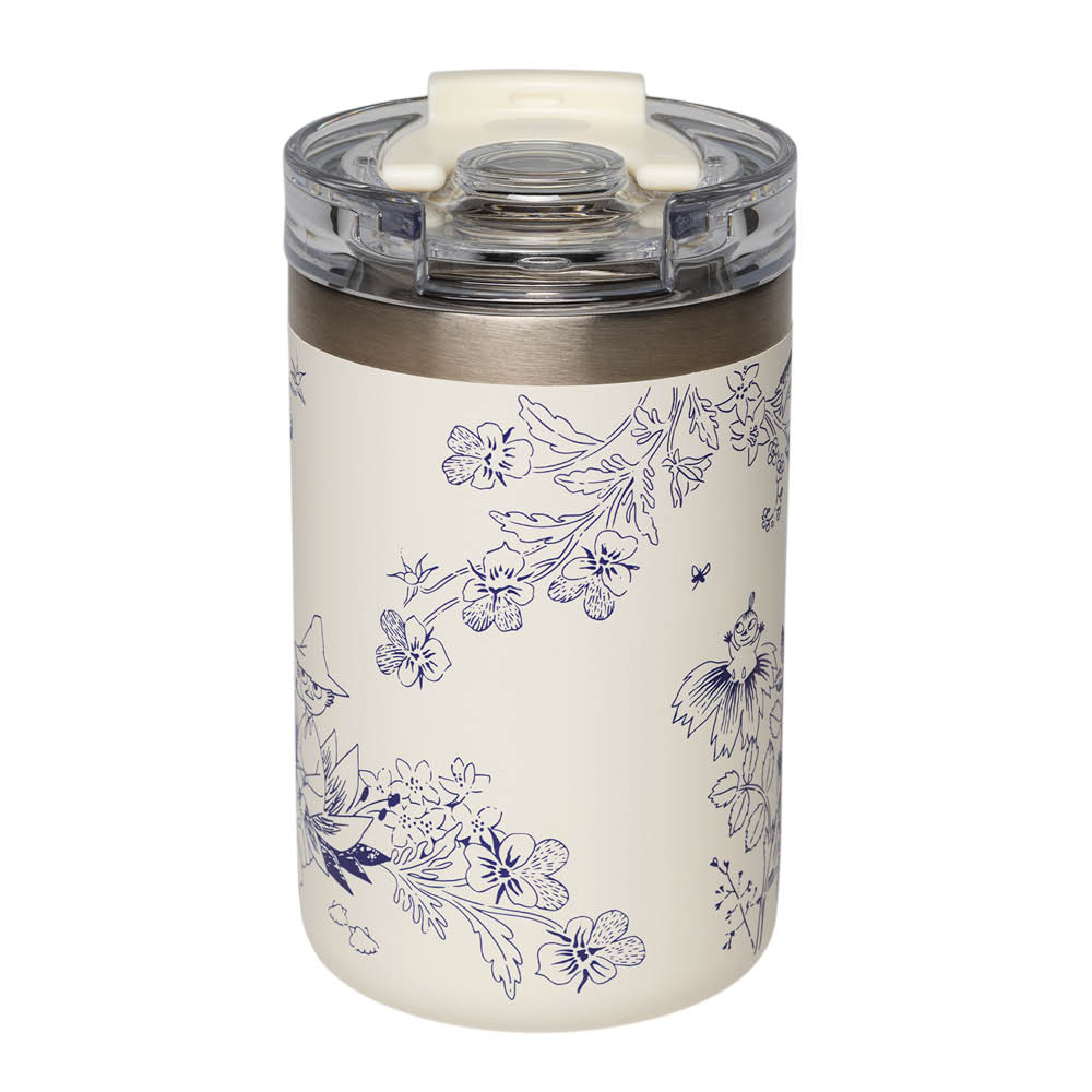 Moomin Arabia Haru Mumin termosmugg 35 cl vit/blå
