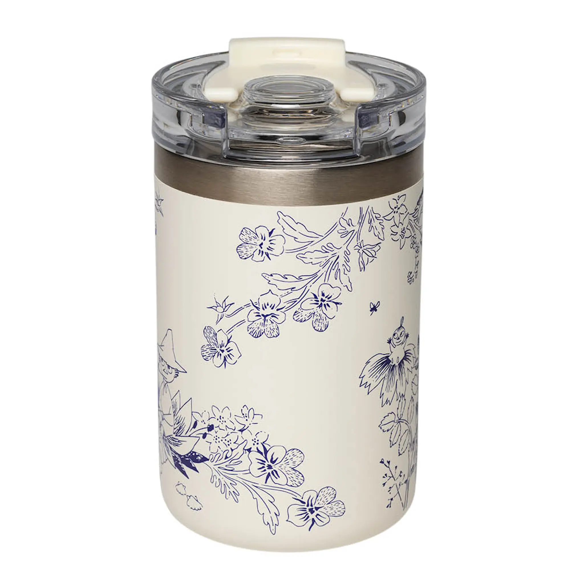 Moomin Arabia Haru Mumin termosmugg 35 cl vit/blå