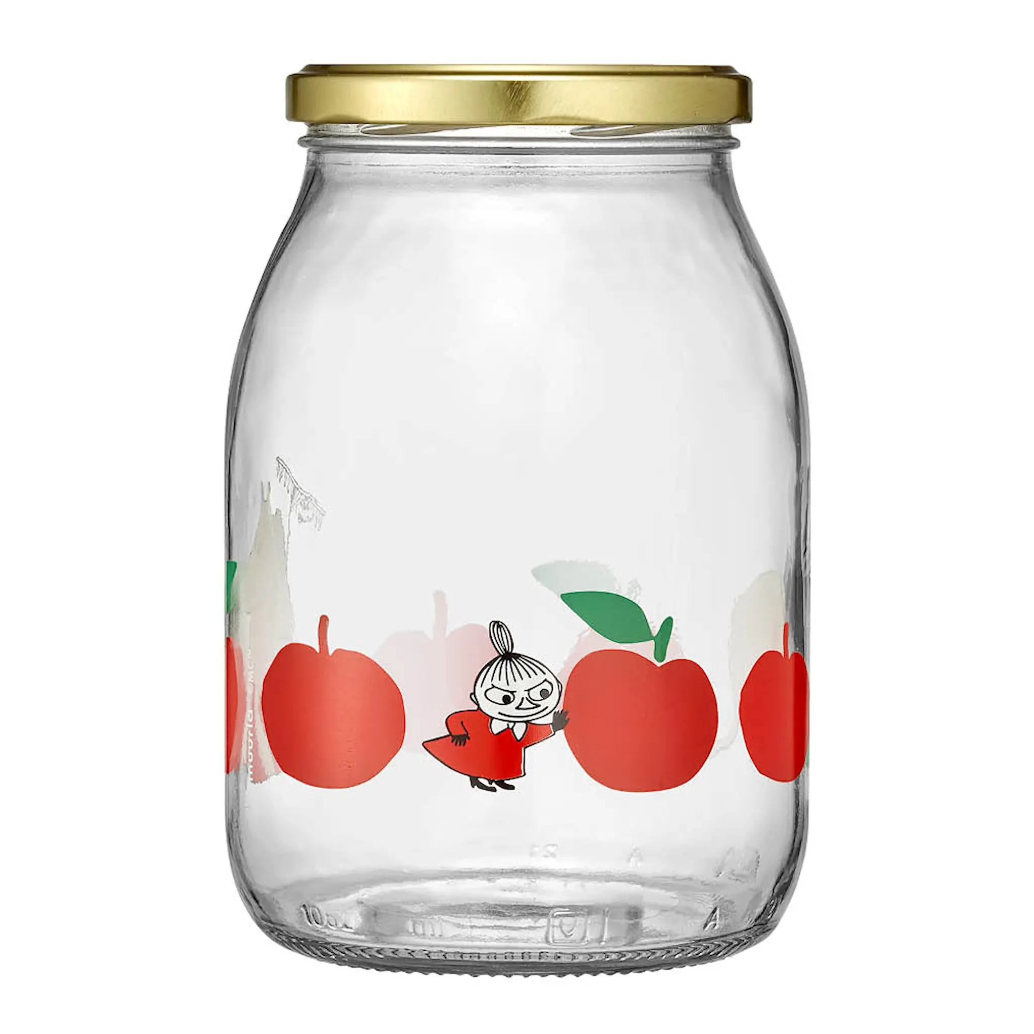 Muurla Mumin glasburk 1 L Glada Äpplen