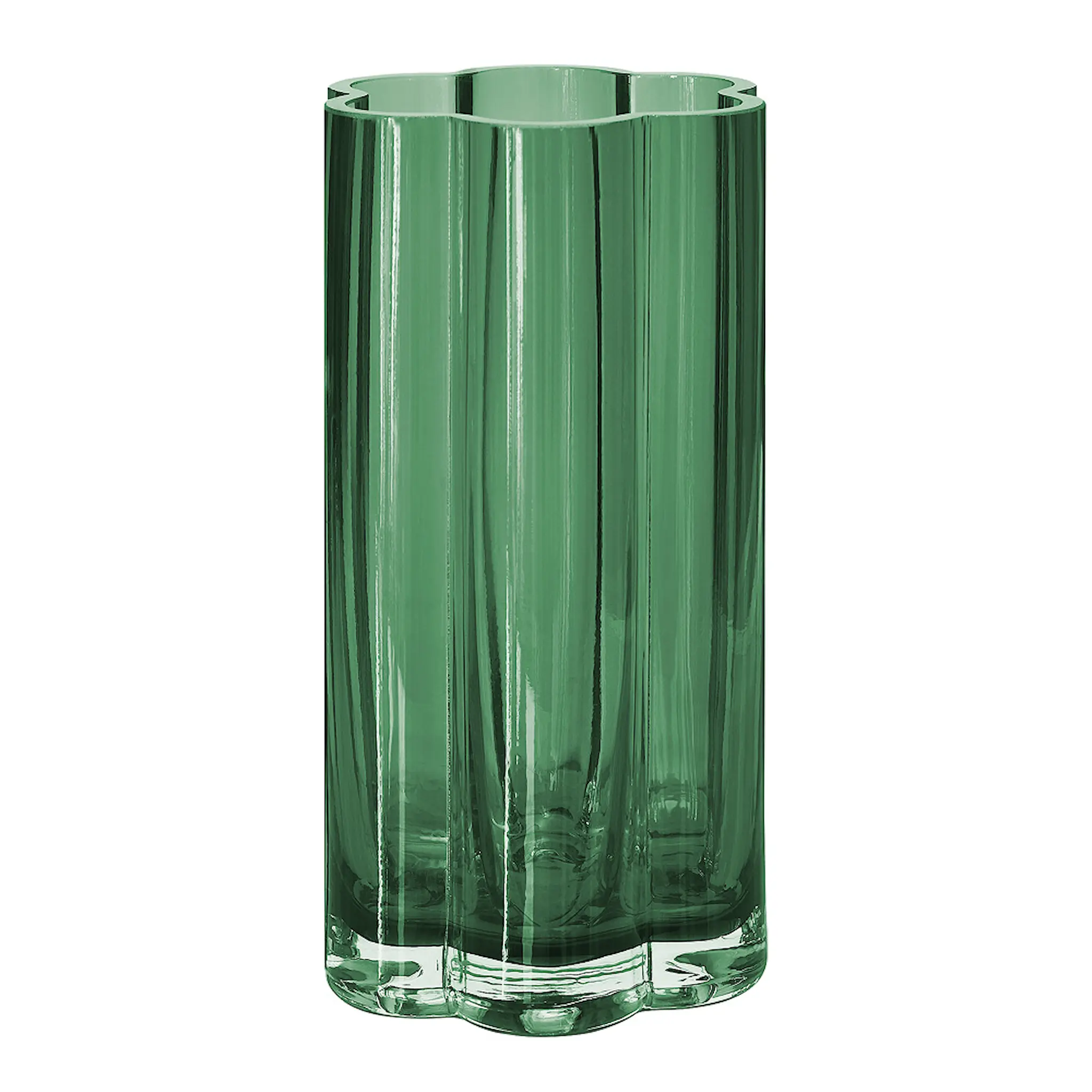 Cultdesign Hanami glasvas 9x18 cm jadegrön