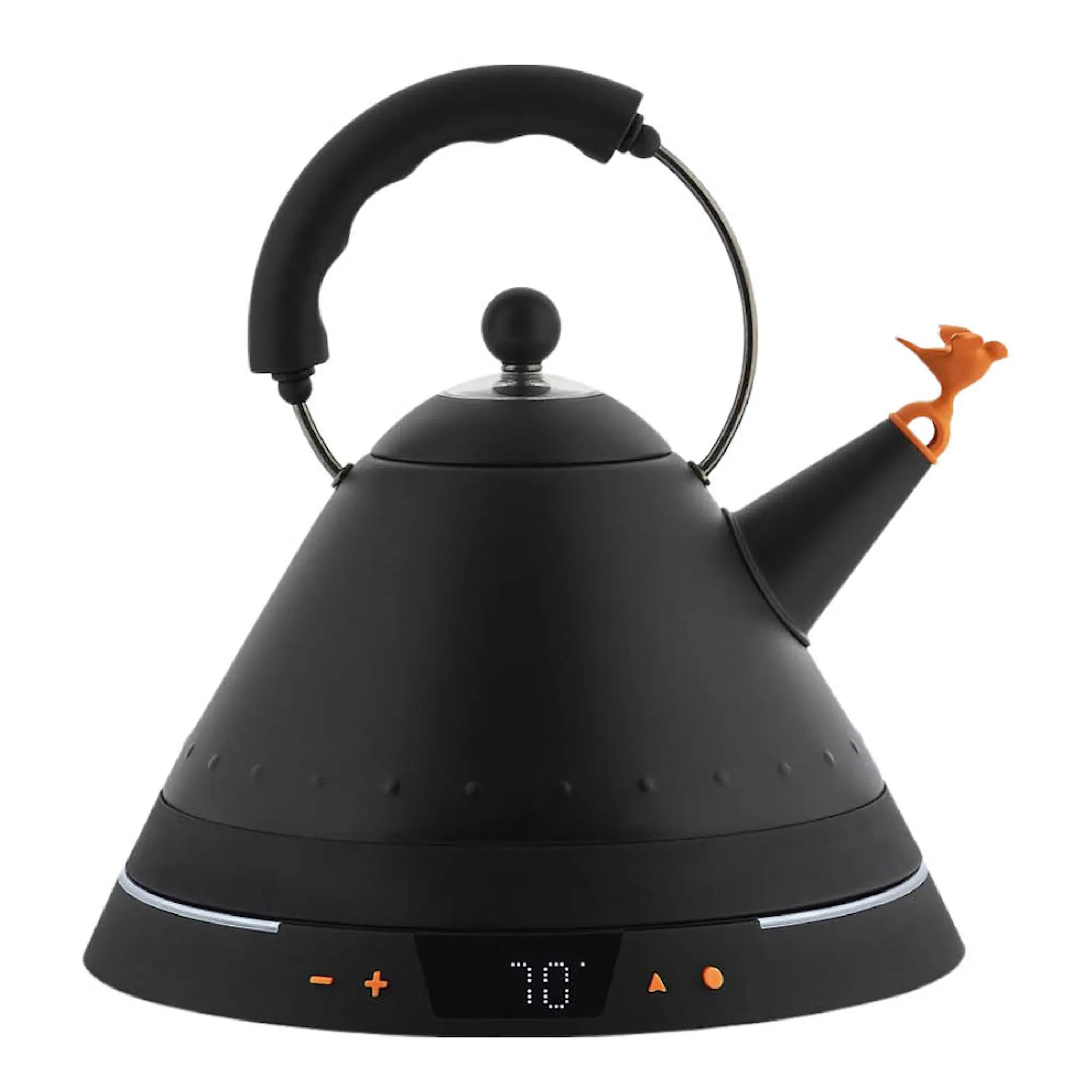 Alessi MG32 Vedenkeitin 1,5L Musta/Oranssi