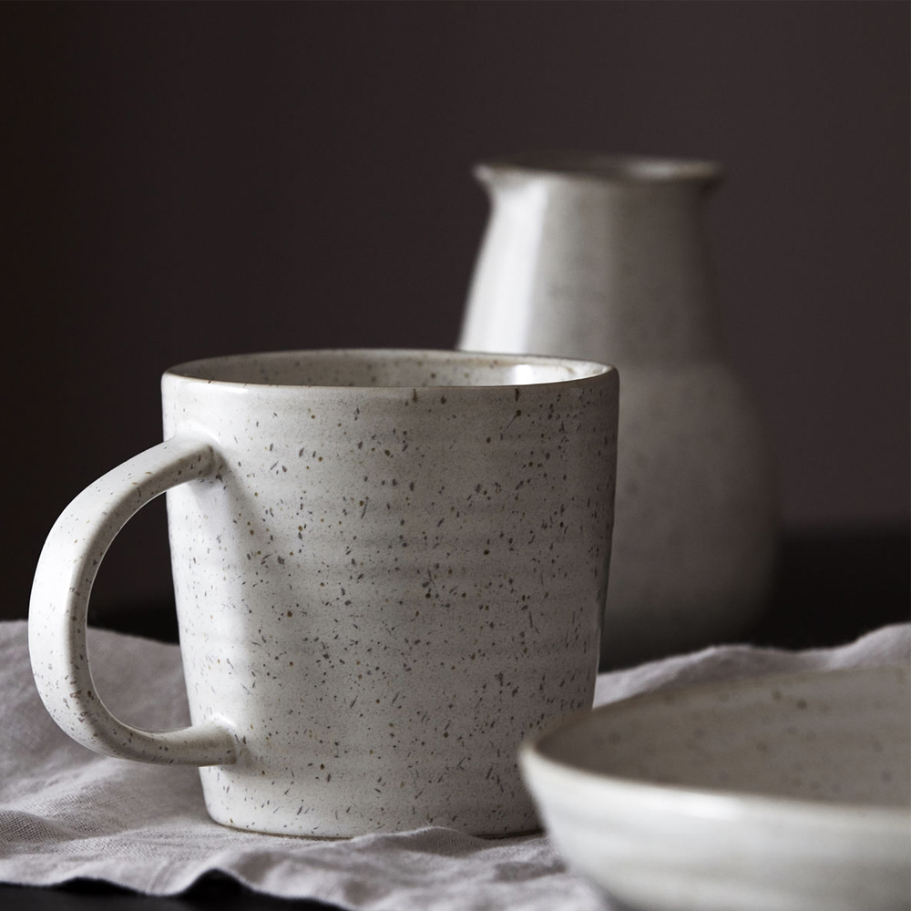 House Doctor Pion Kopp 9 cm Grå/Vit