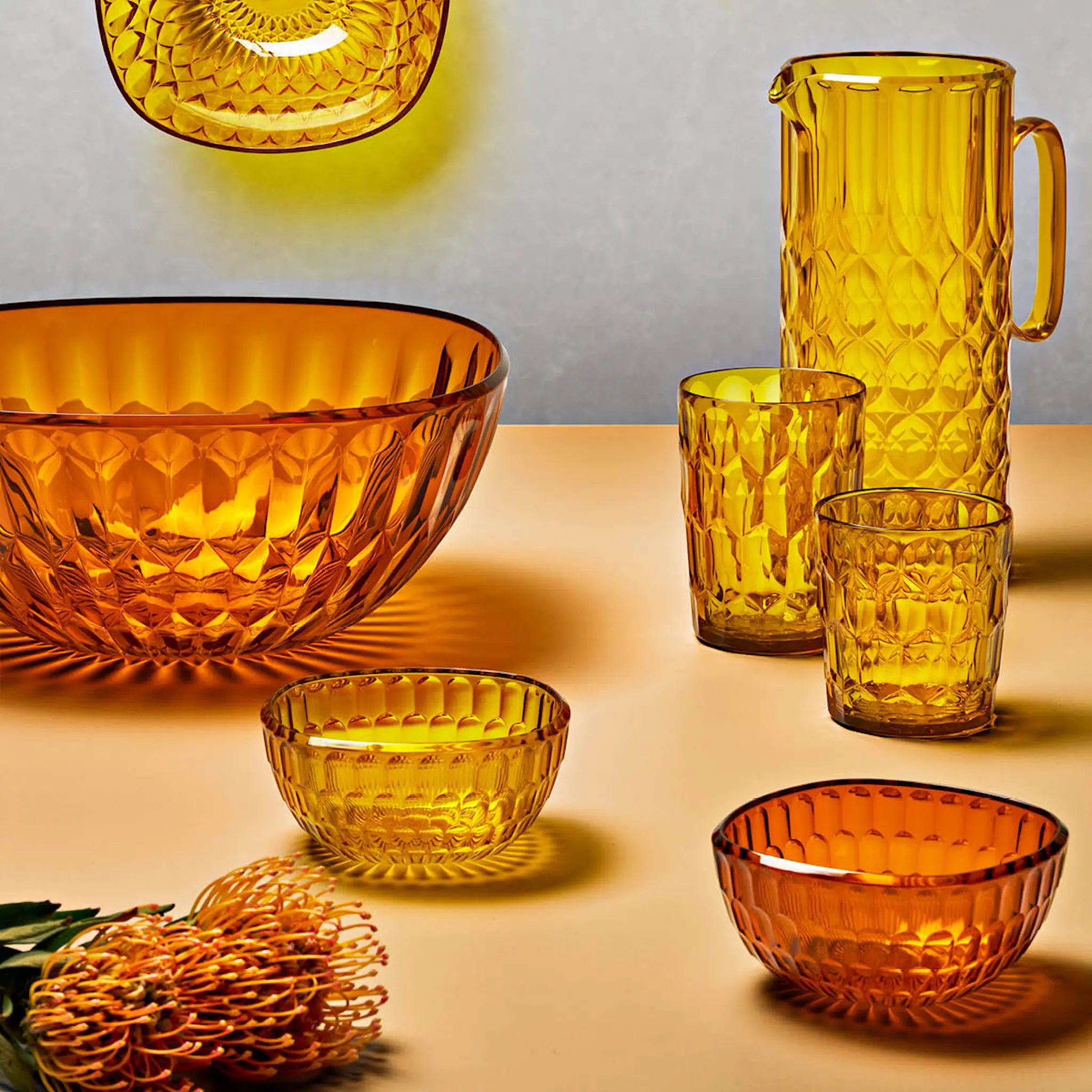 Guzzini Vanity skål 0,4 L 12 cm bioplast Saffron yellow