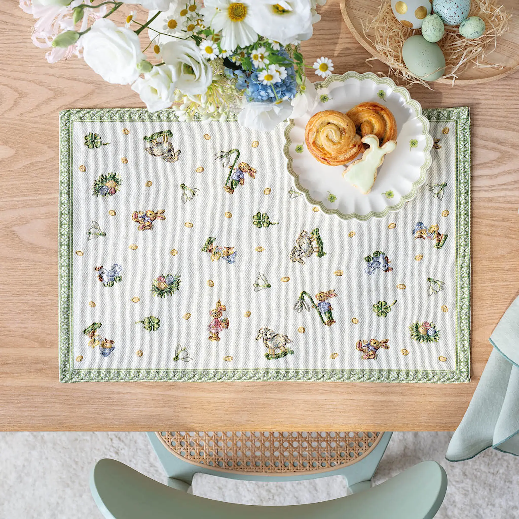 Villeroy & Boch Easter Delight bordstablett 32x48 cm vit