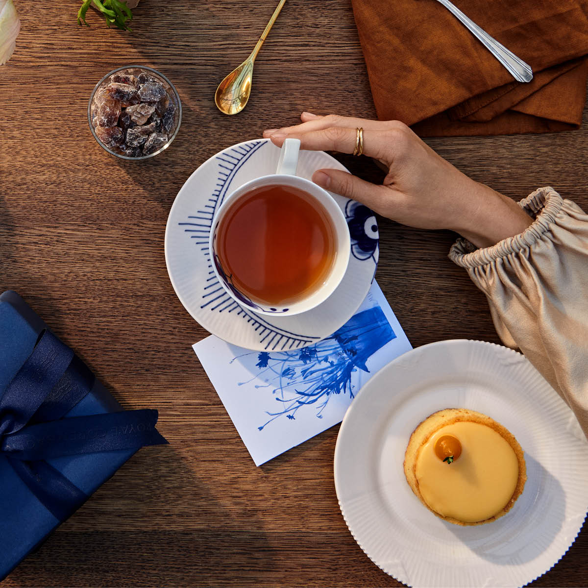 Royal Copenhagen White Elements Lautanen 19 cm