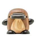 Perry näbbdjur träfigur 8 cm ask/valnöt