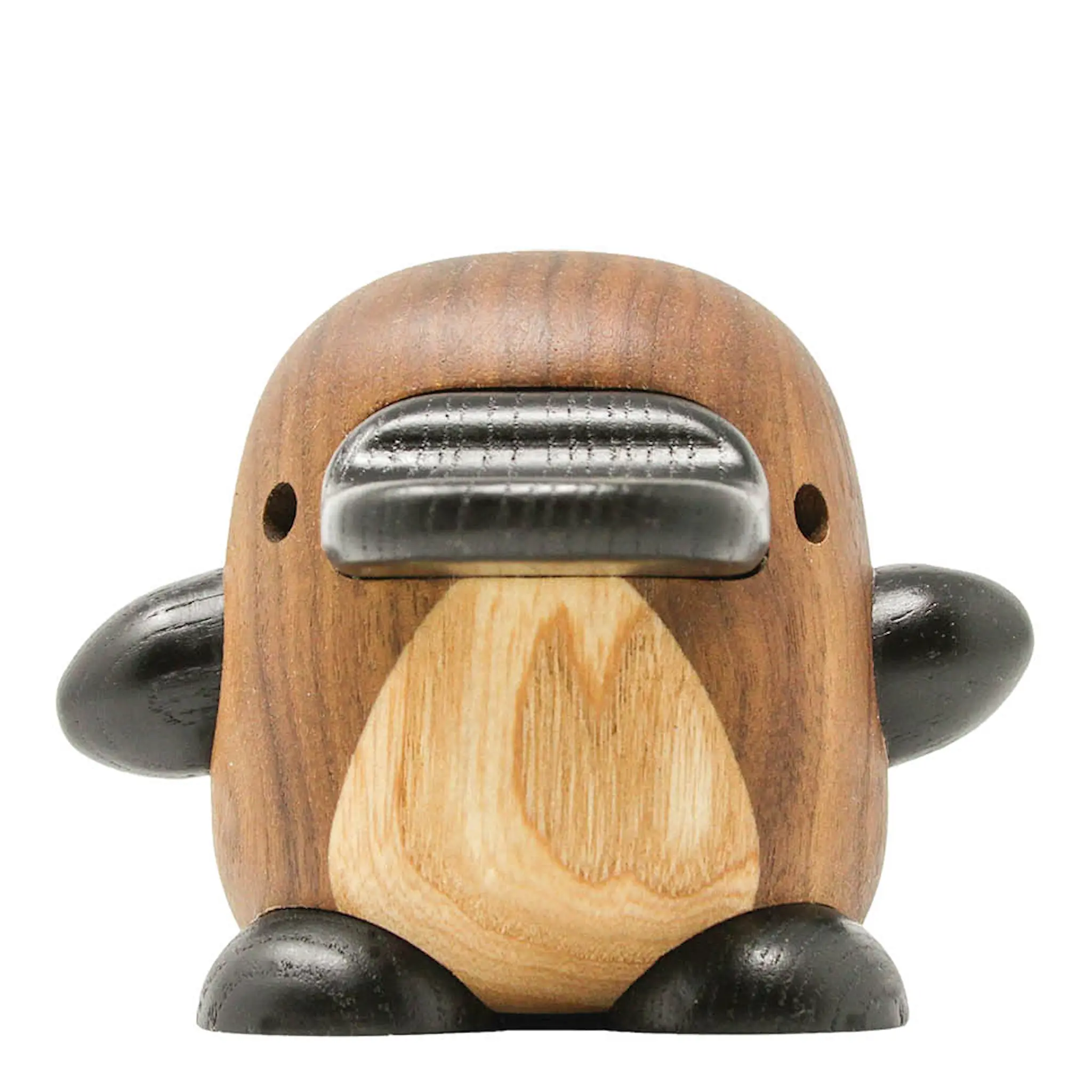 FableWood Perry näbbdjur träfigur 8 cm ask/valnöt