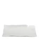 Perfect Imperfection Earth kvadratisk tallrik L 21,5x21,5 cm vit