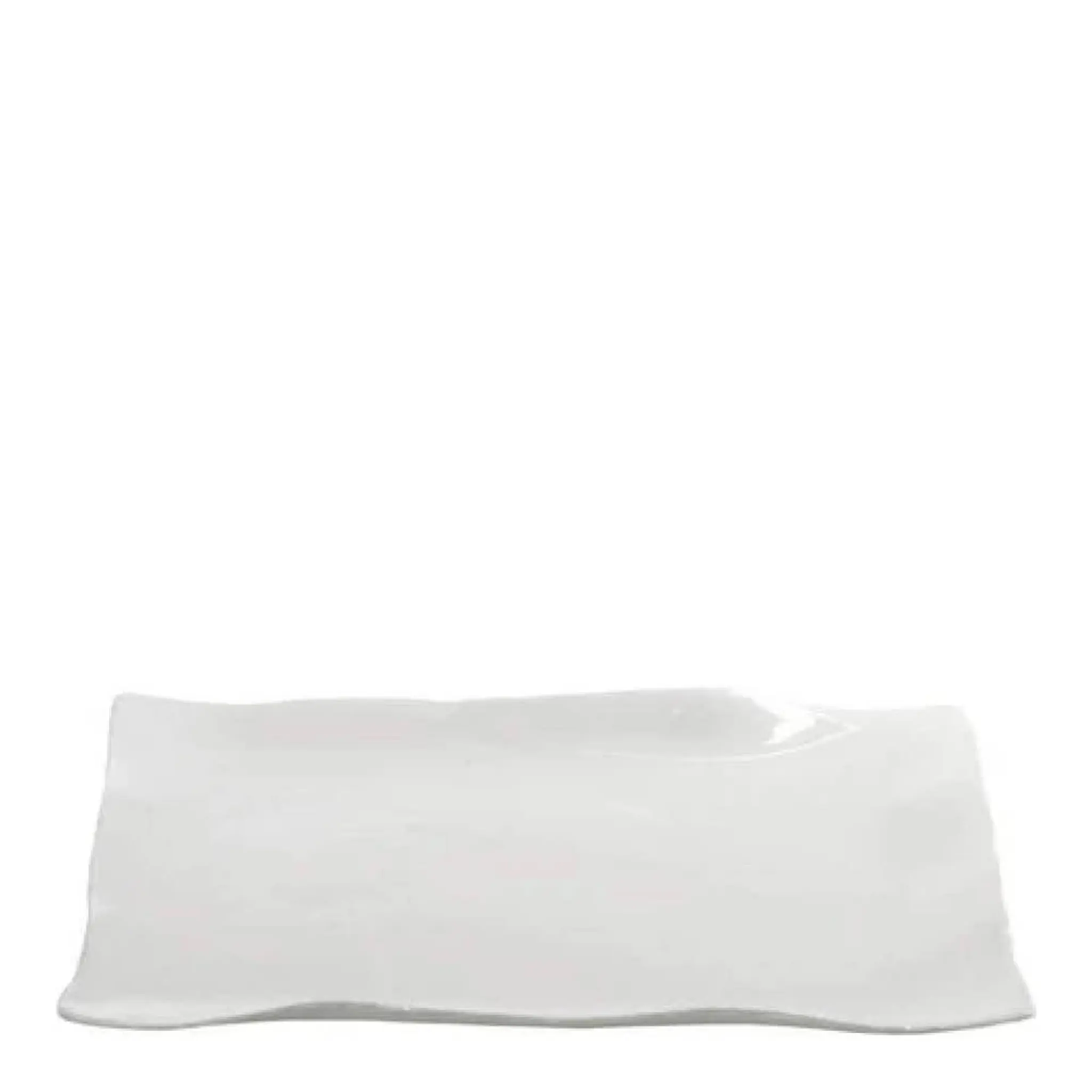 Serax Perfect Imperfection Earth kvadratisk tallrik L 21,5x21,5 cm vit