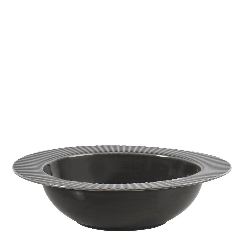 Sagaform Coffee & More djup tallrik 22 cm grå