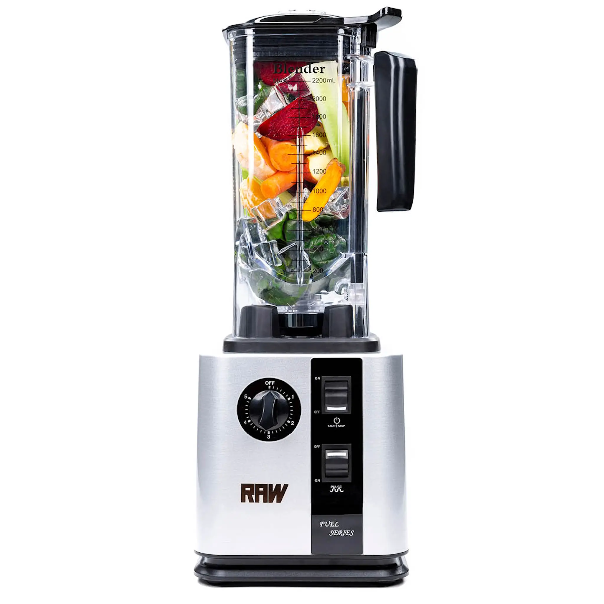 RAW Blender Fuel 2,5hp 2,2 L 1800W Silver