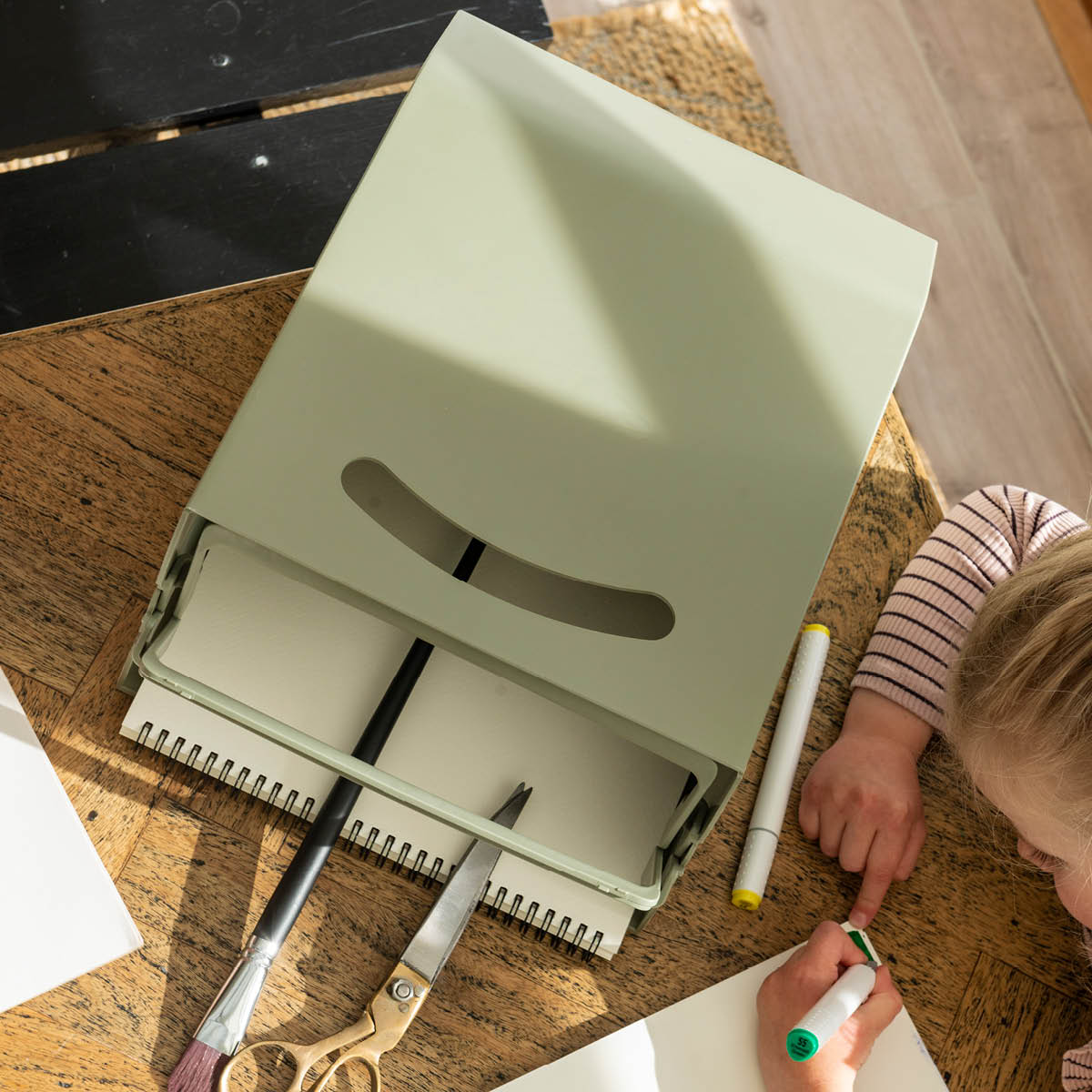 ReCollector Recycling Lajitteluastia 30x15x40 cm Oak Green