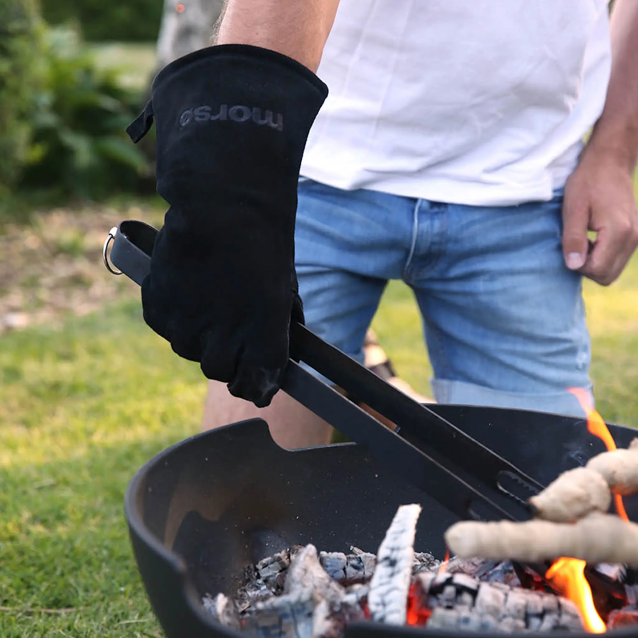 Morsö Grillihanska oikeakätinen Mokka