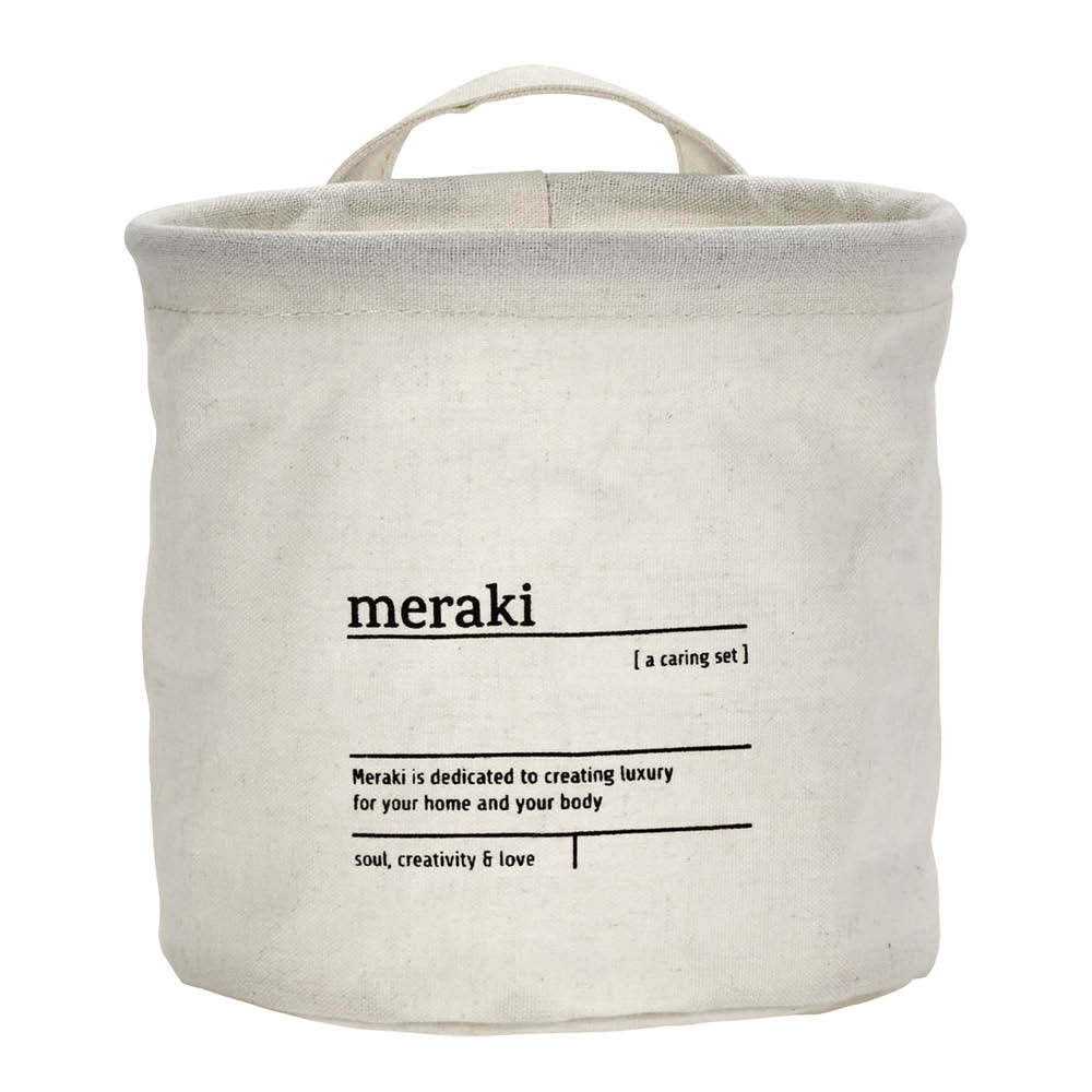 Meraki - Meraki Säilytyskori 15x15 cm Valkoinen