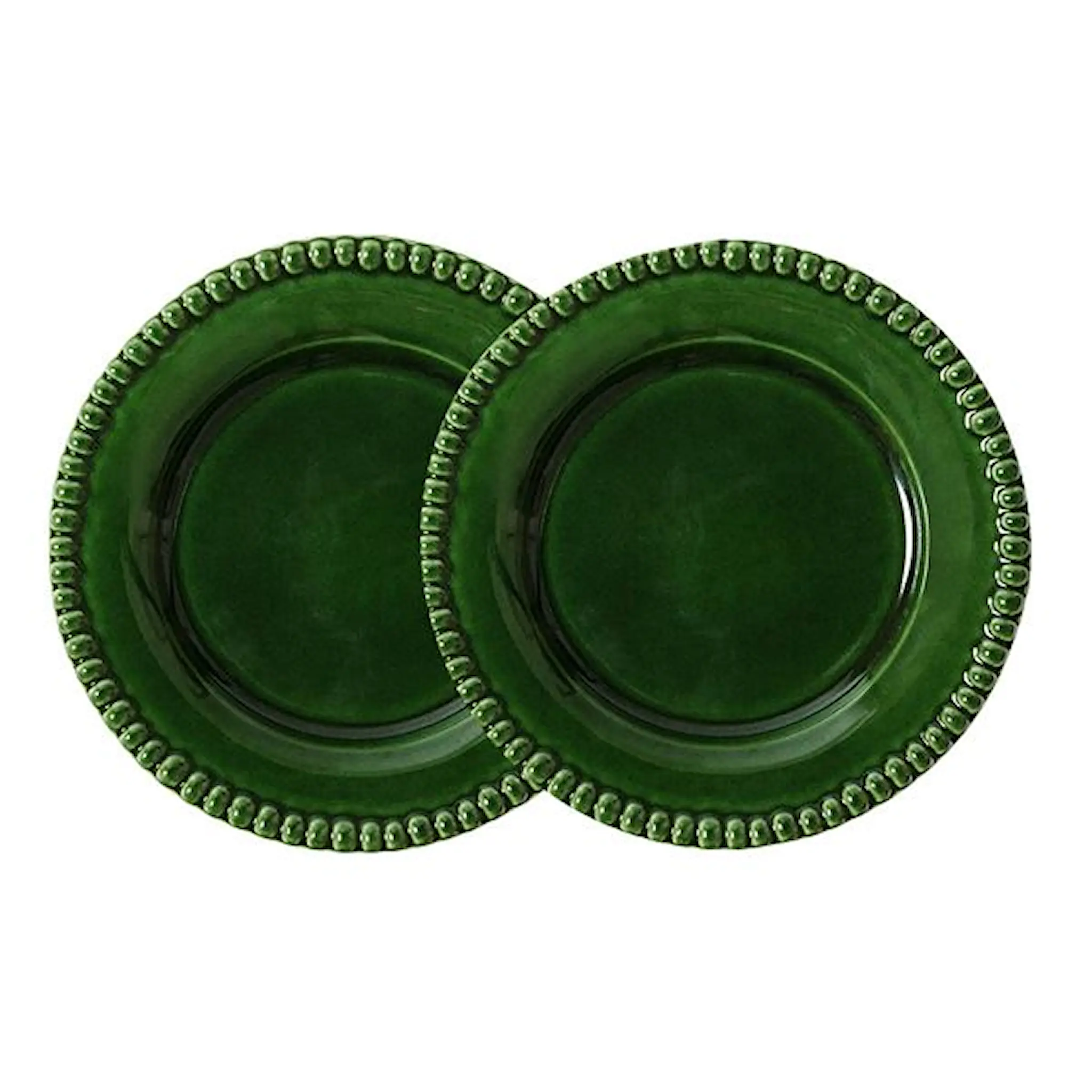 PotteryJo Daria tallrik 22 cm 2-pack moss