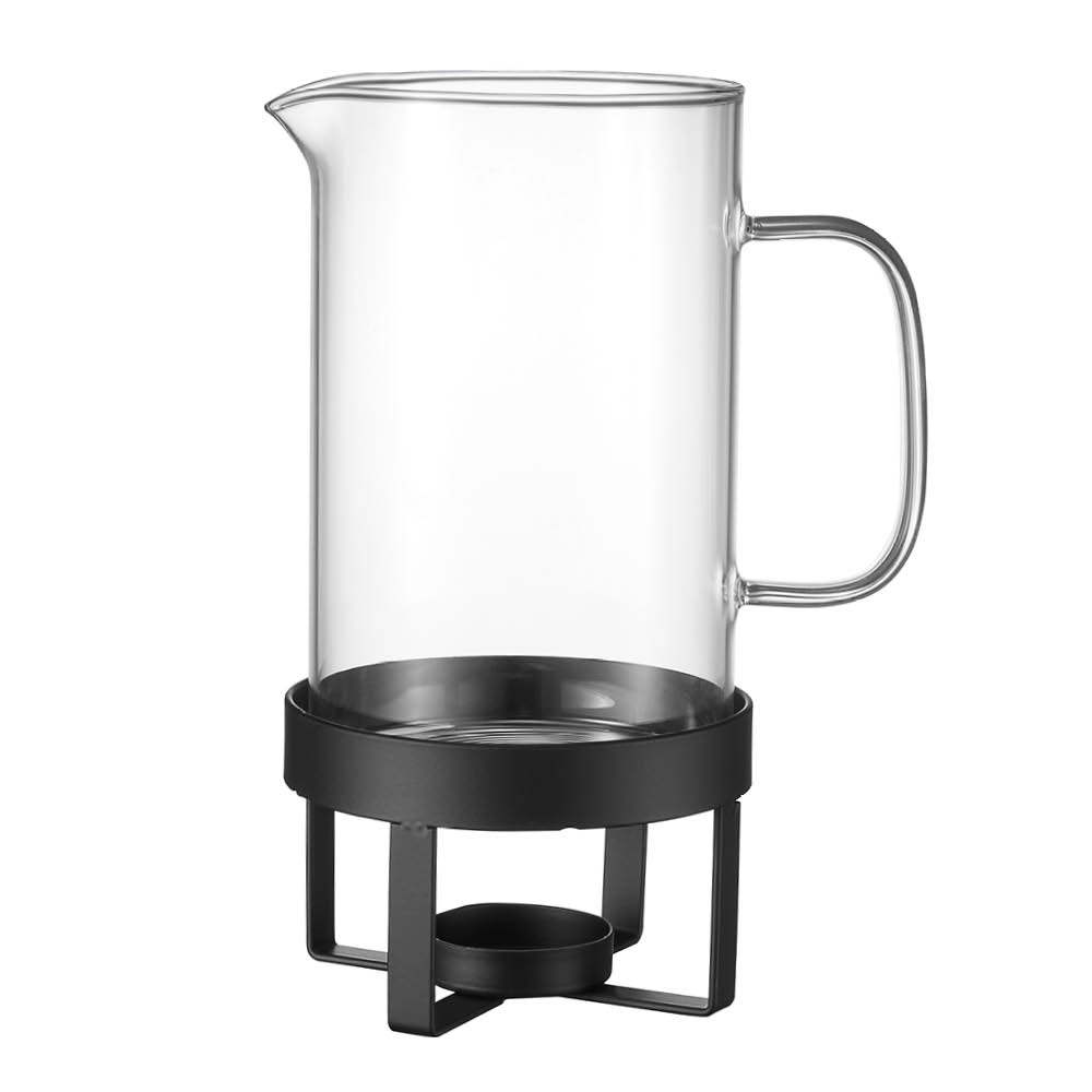 Dorre - Gerry glögikannu jalustalla 1,2 L lasi/musta