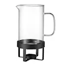 Gerry glöggkanna med smidesställning 1,2 L glas/svart