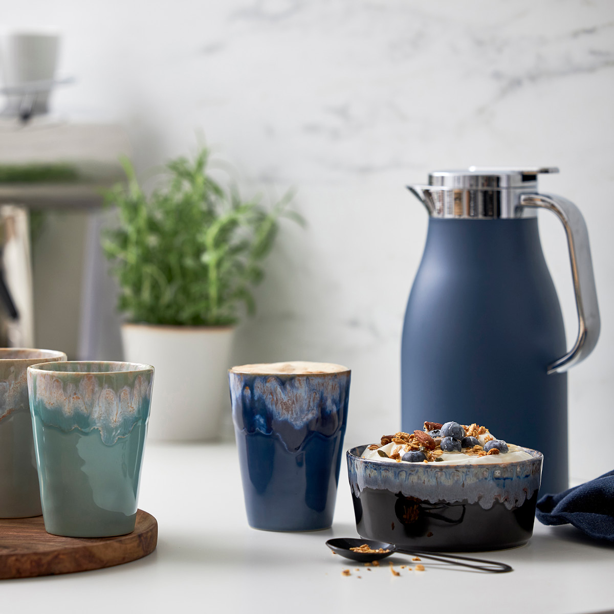 Costa Nova Gres Kulho 50 cl 14x6 cm Musta