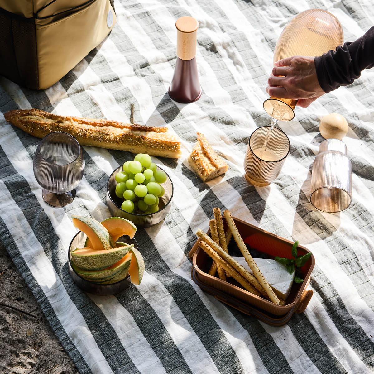 Sagaform Billi ölglas 50 cl 4-pack brun