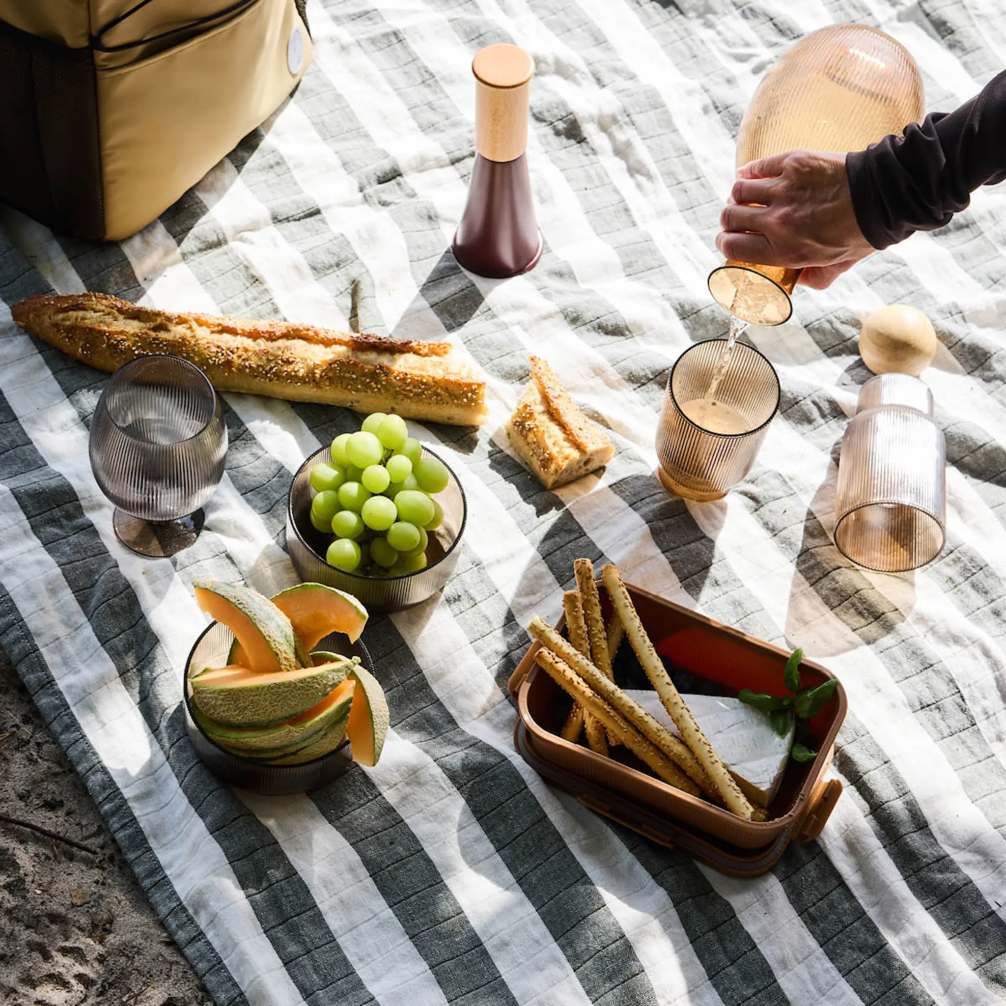 Sagaform Billi ölglas 50 cl 4-pack brun