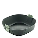 Silikonkorg XL till airfryer 25x25 cm grå