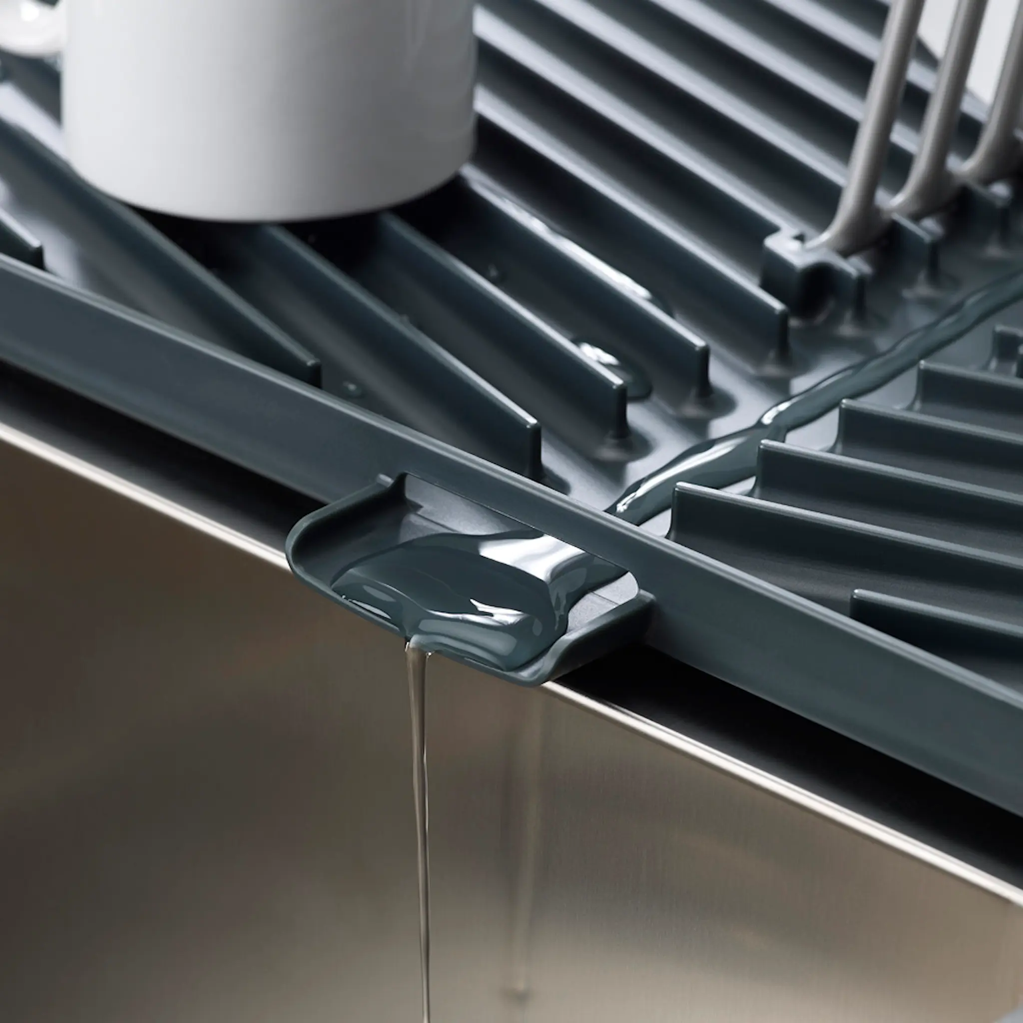 Joseph Joseph Flip-Up Diskställ 43x32 cm Grå