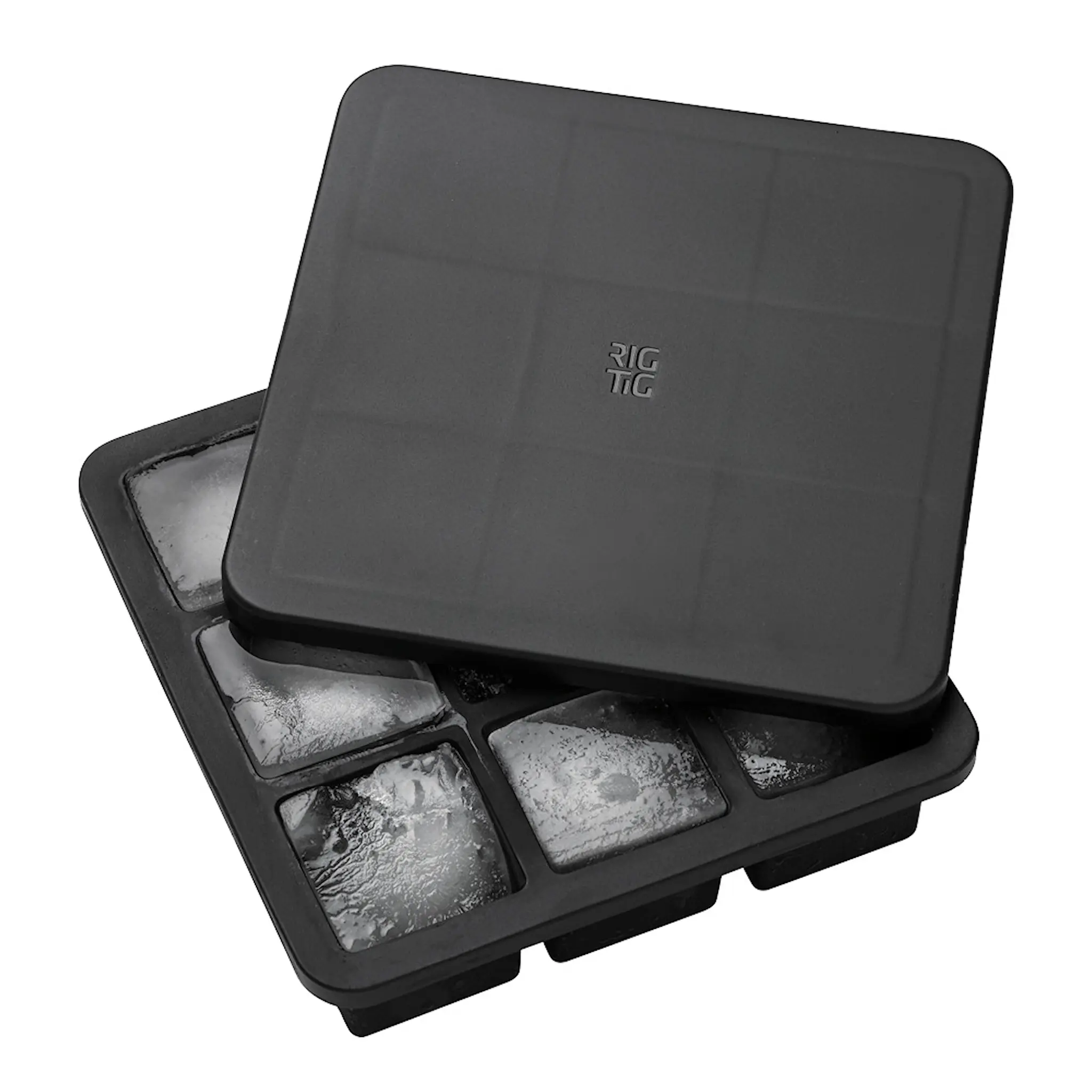 RIG-TIG FREEZE-IT isform med lock 5 cm silikon svart