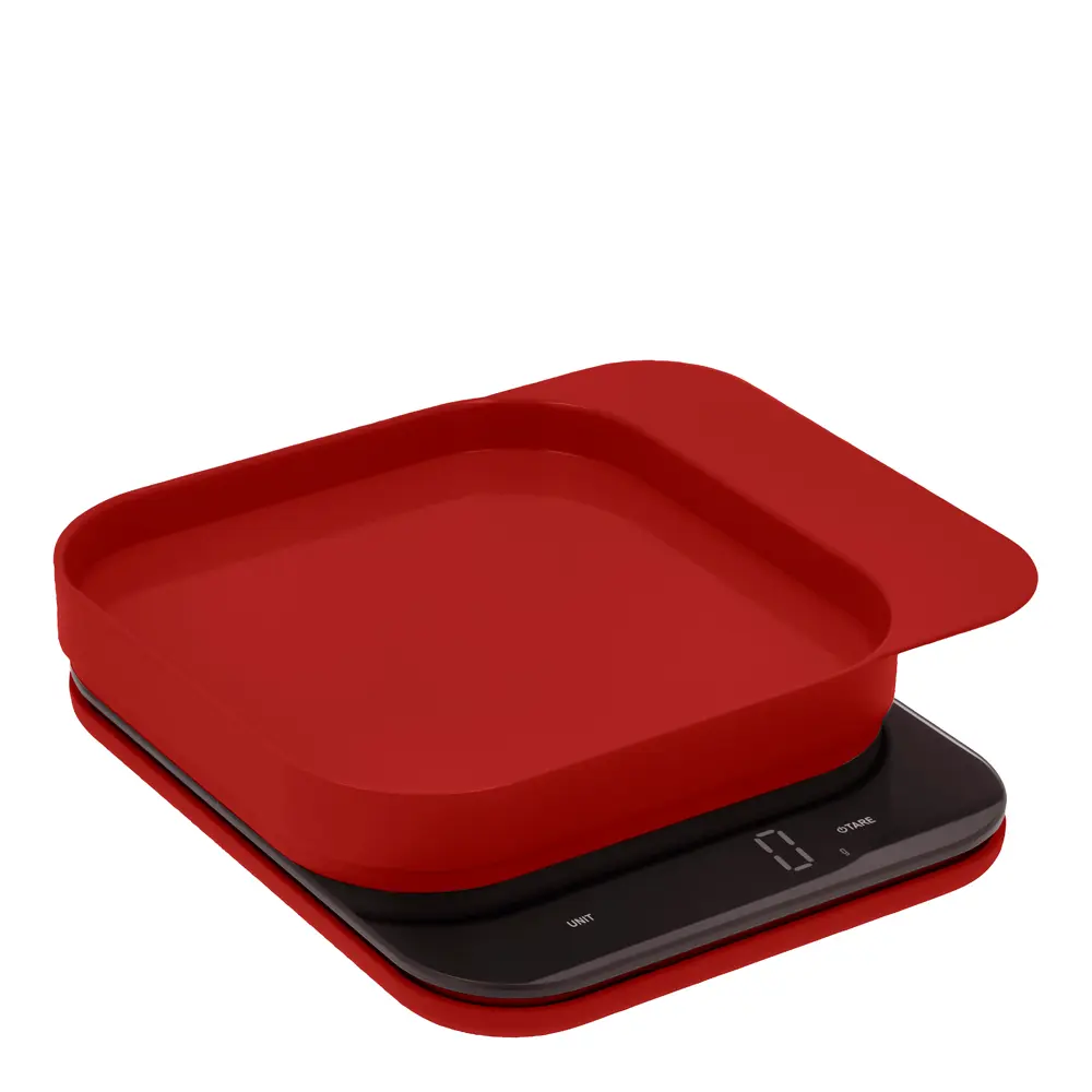 Mensura Keittiövaaka Punainen