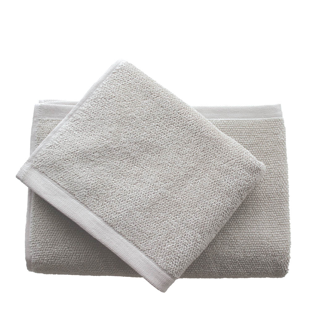 The Organic Company MILD gavesett med håndkle og badelaken stone