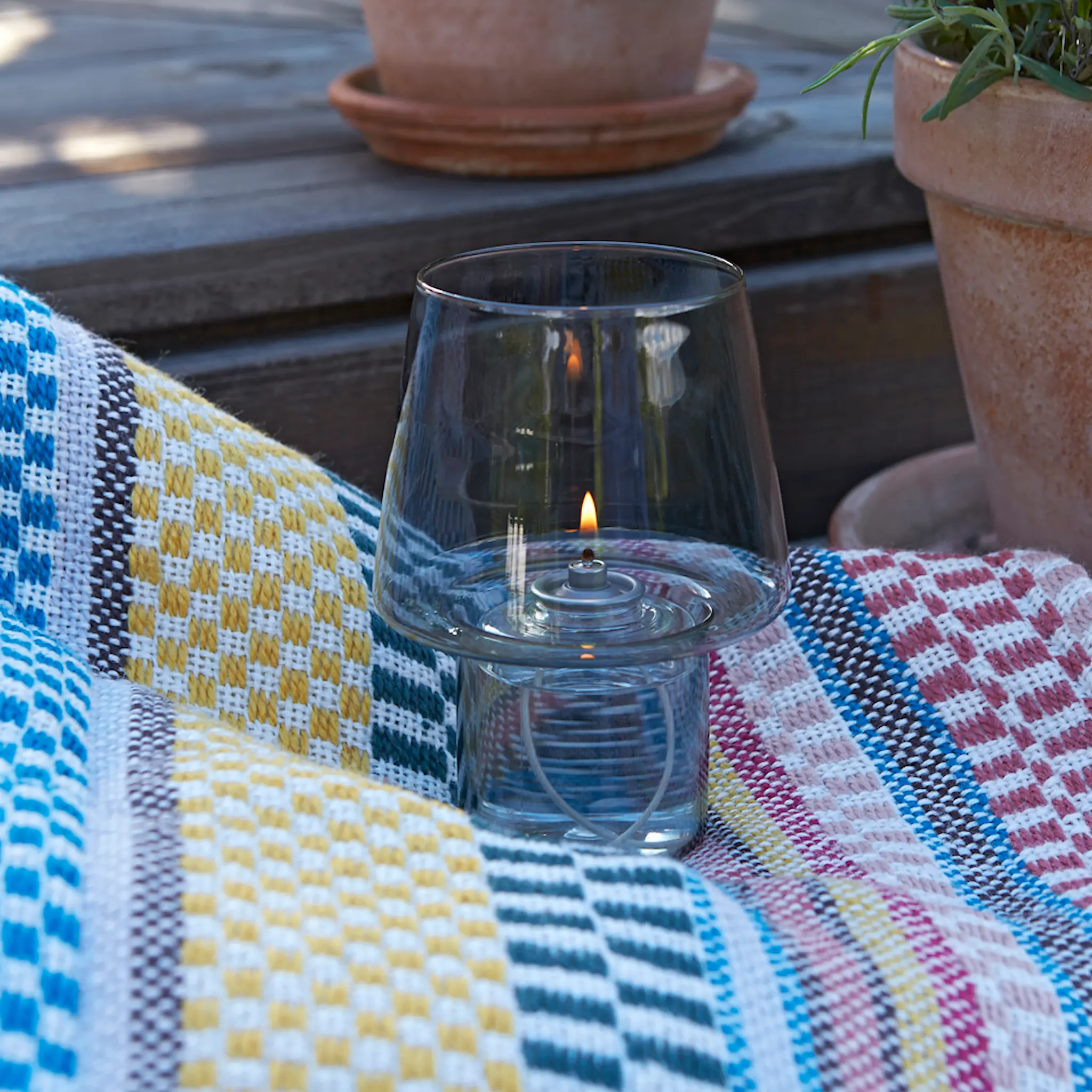 RIG-TIG Viva Hurricane Öljylamppu 10,5x16,5 cm Smoke