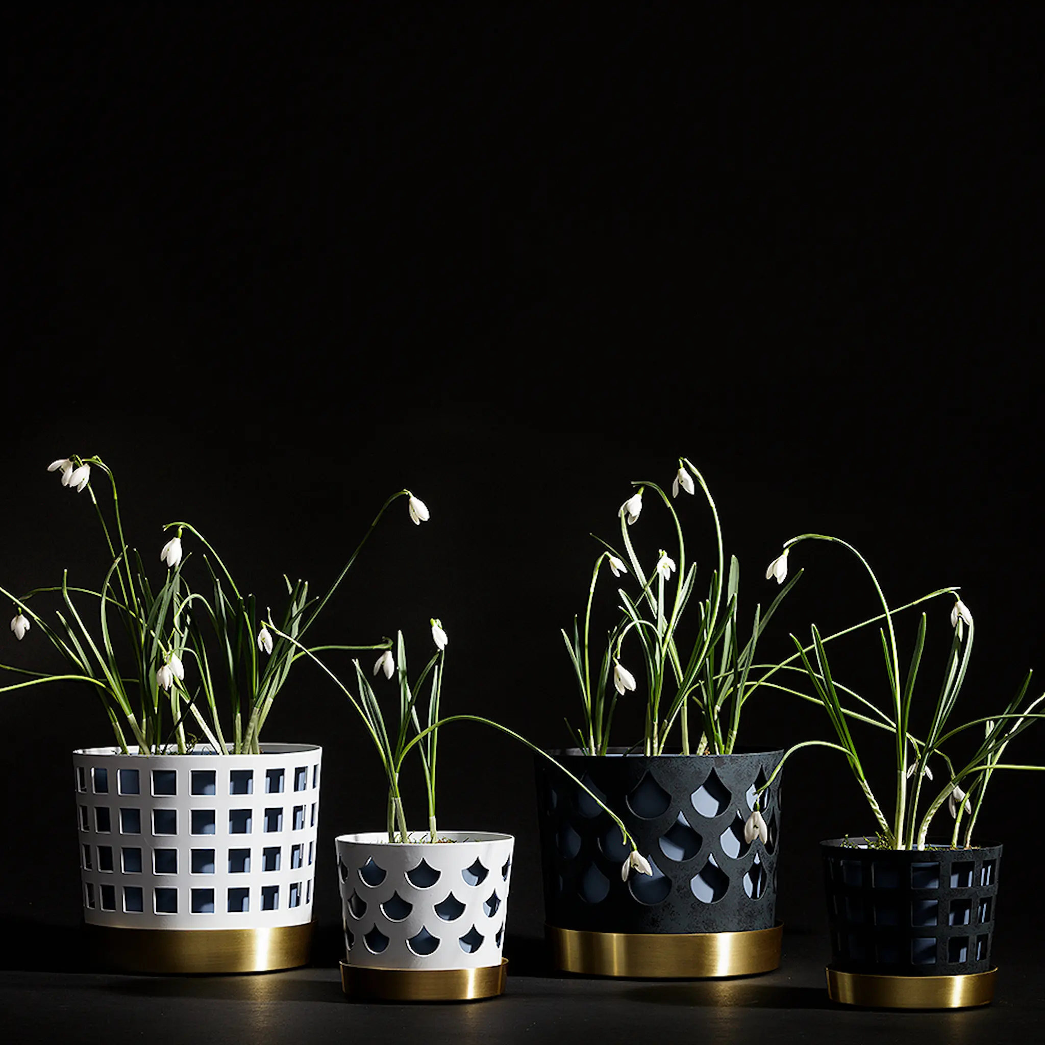 Klong Trio Kruka Square 18 cm Blå