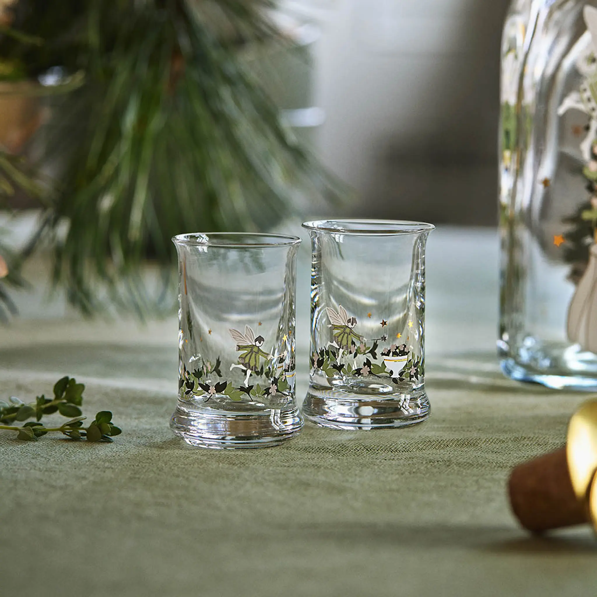 Holmegaard Christmas snapsilasi 2026 3 cl 2 kpl monivärinen
